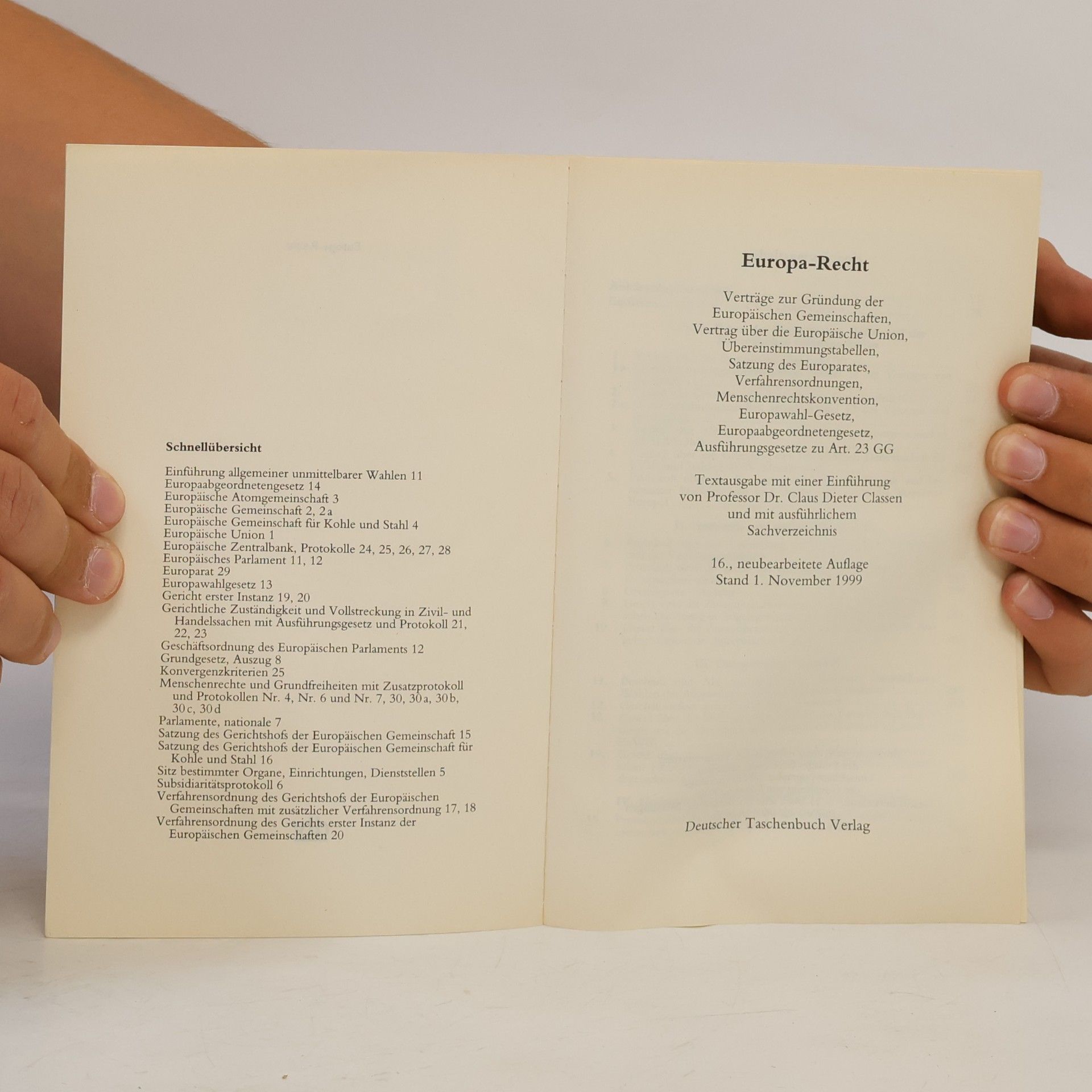 Various authors Europa-Recht