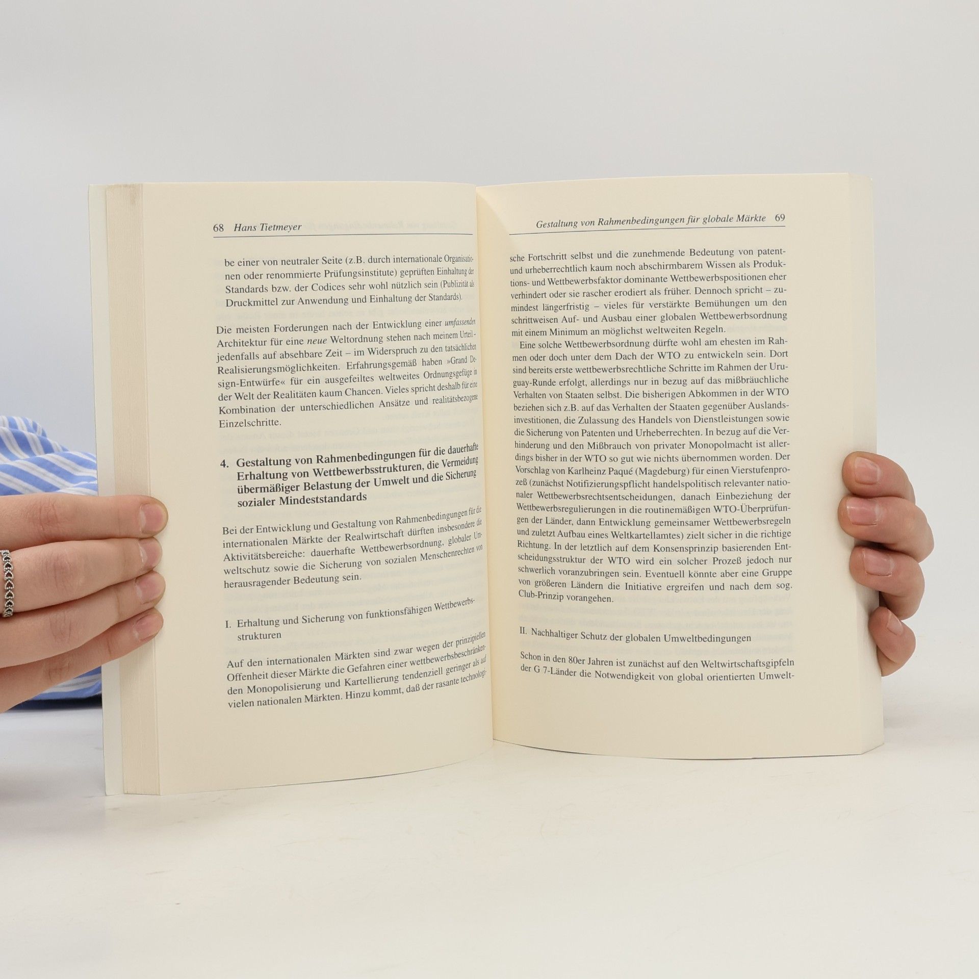 Hans Küng Globale Unternehmen - globales Ethos