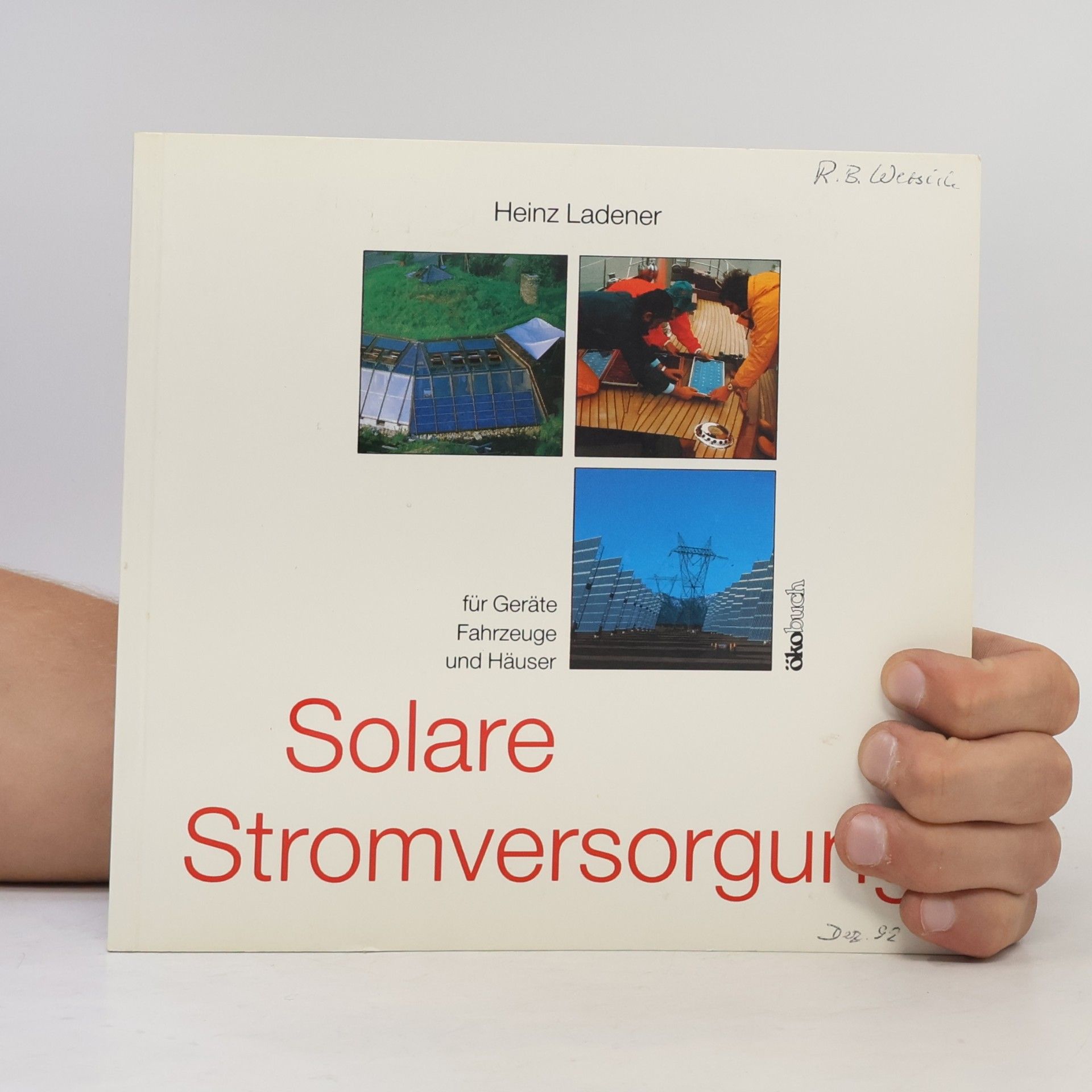 Heinz Ladener Solare Stromversorgung