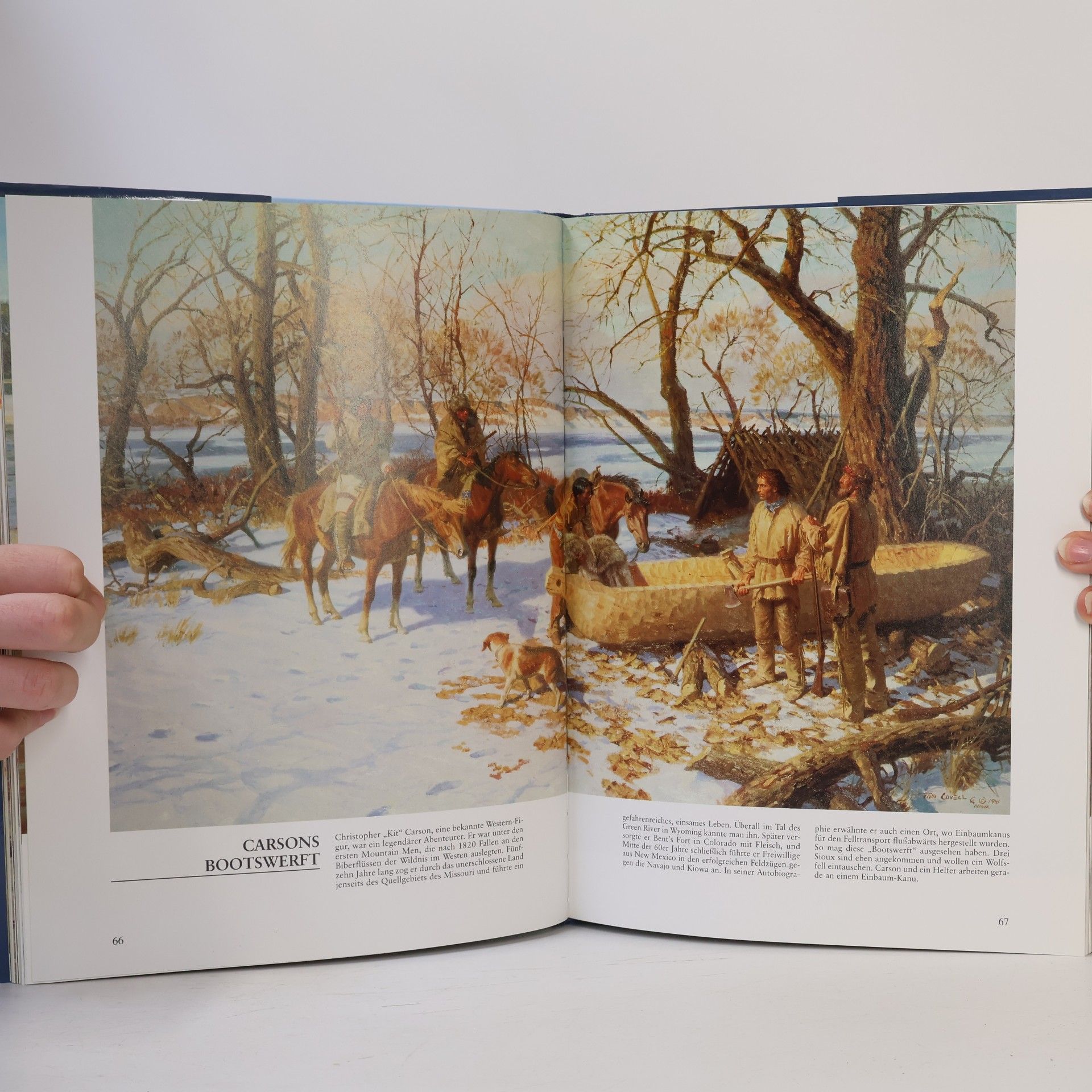 Don Hedgpeth Die Kunst von Tom Lovell. Die Geschichte Amerikas in Bildern