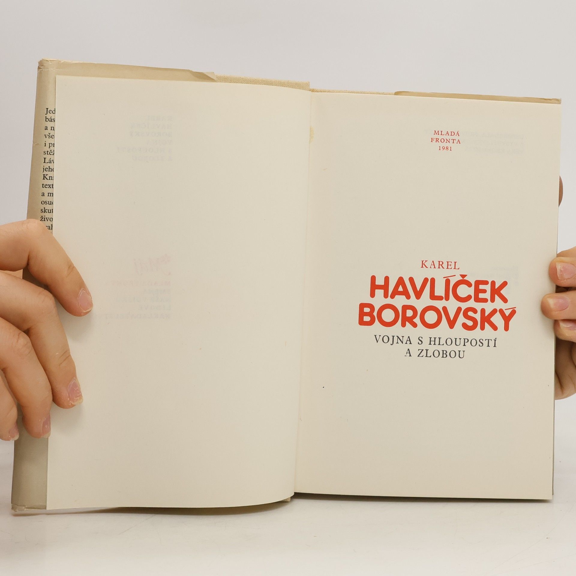 Karel Havlíček Borovský Vojna s hloupostí a zlobou