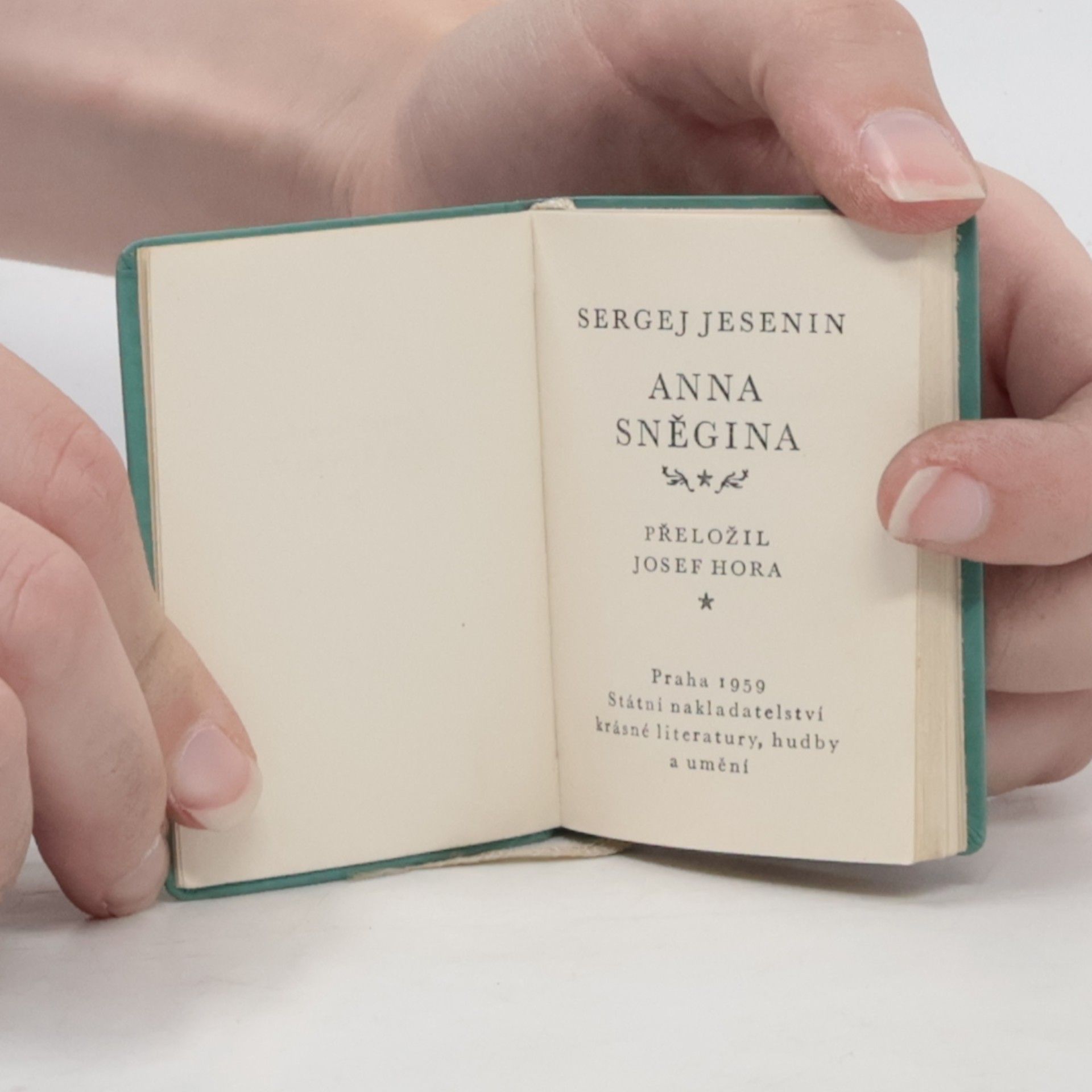 Sergej Alexandrovič Jesenin Anna Sněgina
