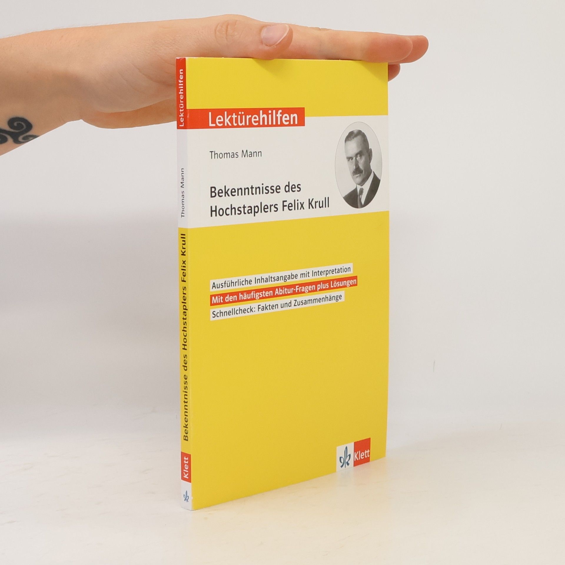 Klett Lerntraining Lektürehilfen Thomas Mann, Bekenntnisse des Hochstaplers Felix Krull