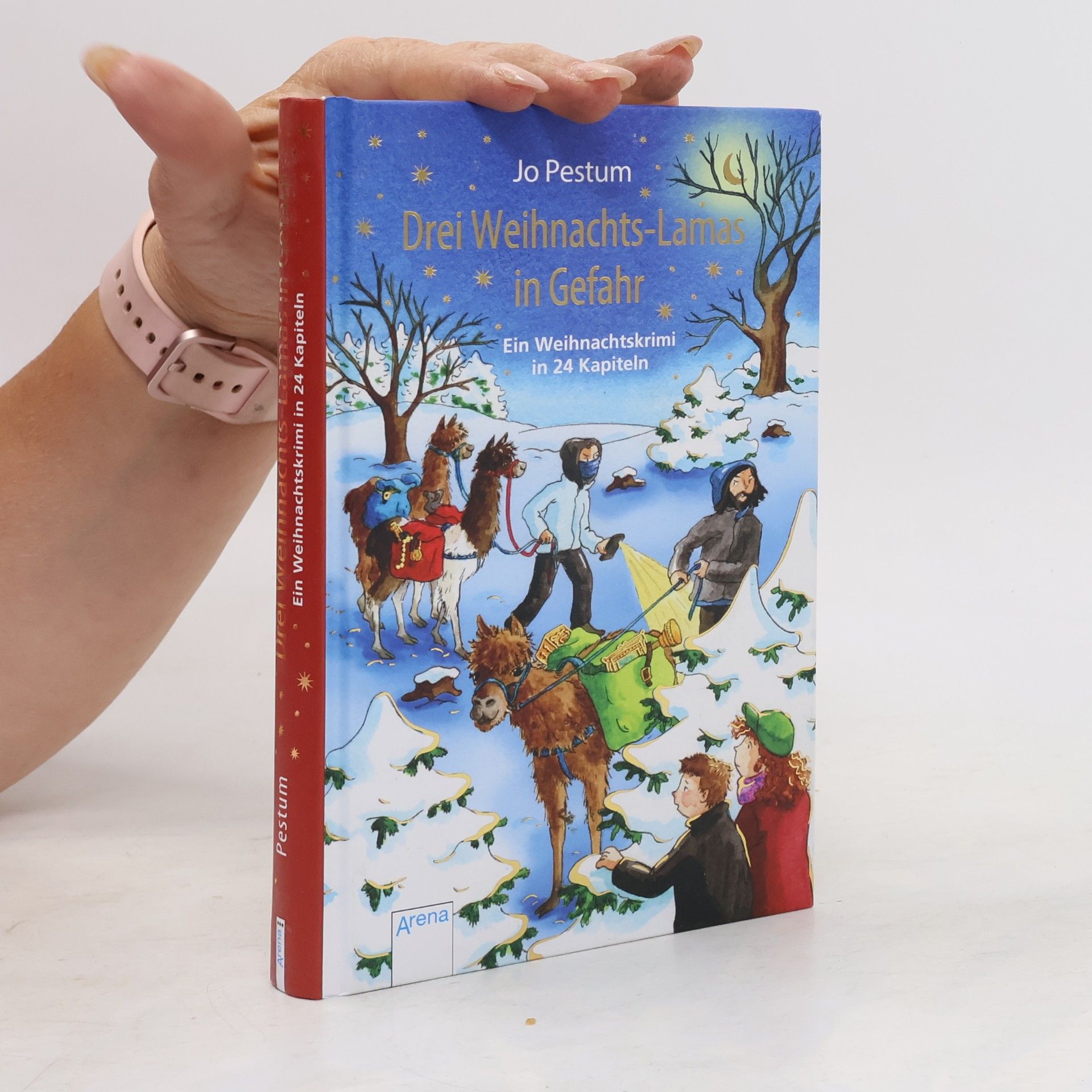 Jo Pestum Drei Weihnachts-Lamas in Gefahr. Ein Weihnachtskrimi. Adventskalender-Buch in 24 Kapiteln. Ab 10 Jahren