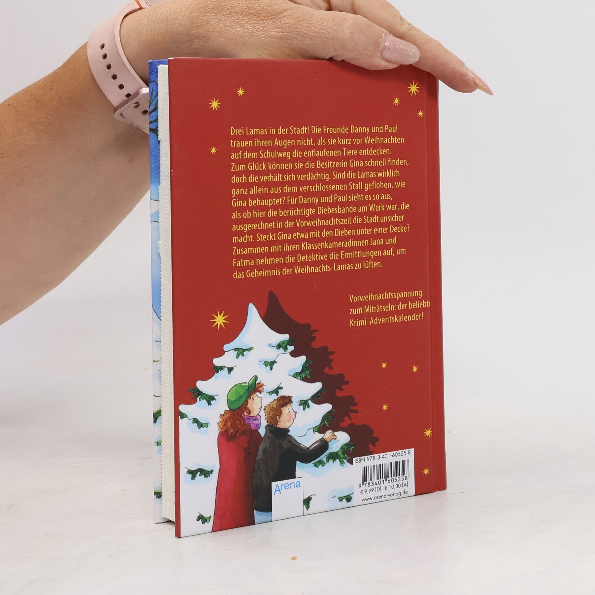 Jo Pestum Drei Weihnachts-Lamas in Gefahr. Ein Weihnachtskrimi. Adventskalender-Buch in 24 Kapiteln. Ab 10 Jahren