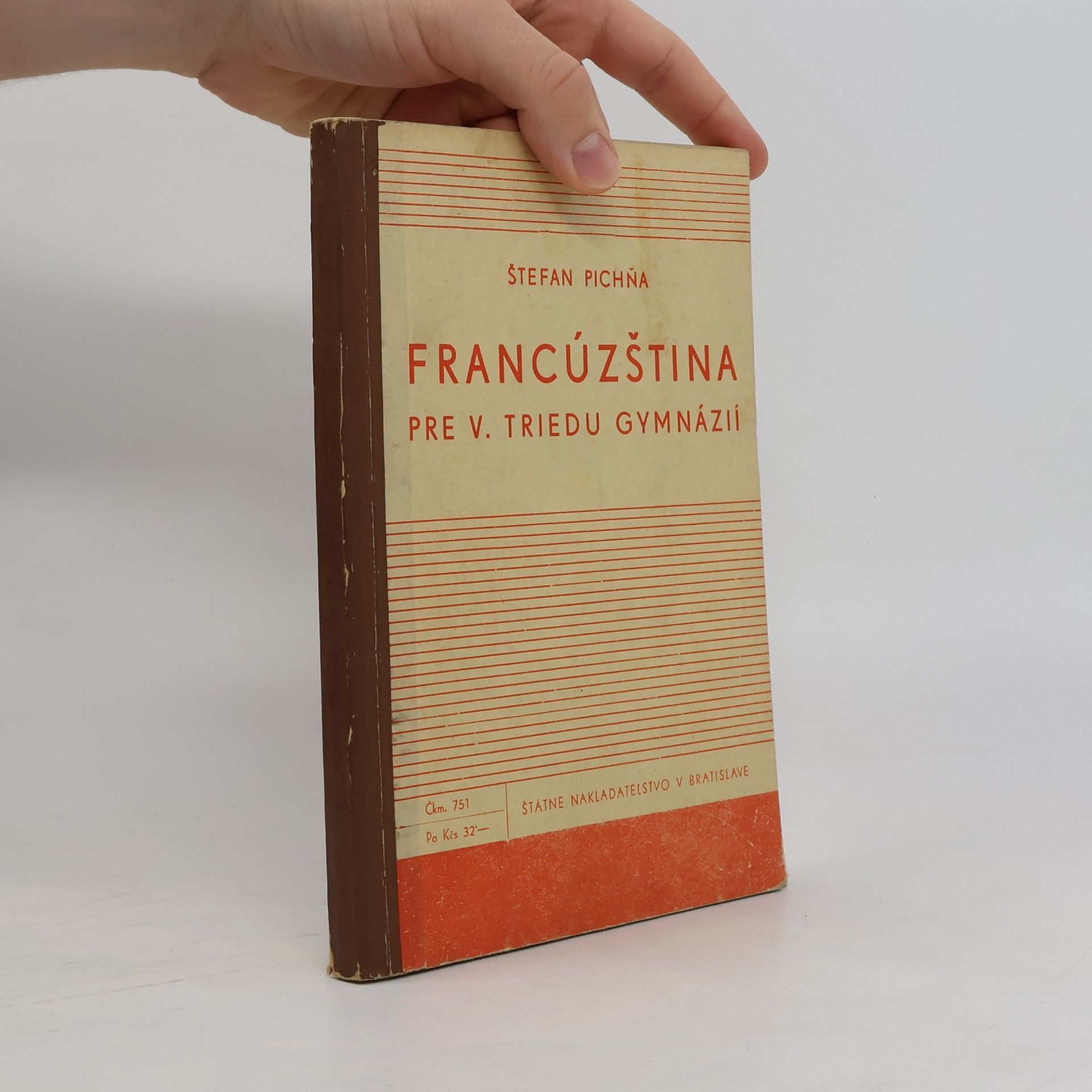 Štefan Pichňa Francúzština pre V. triedu gymnázií