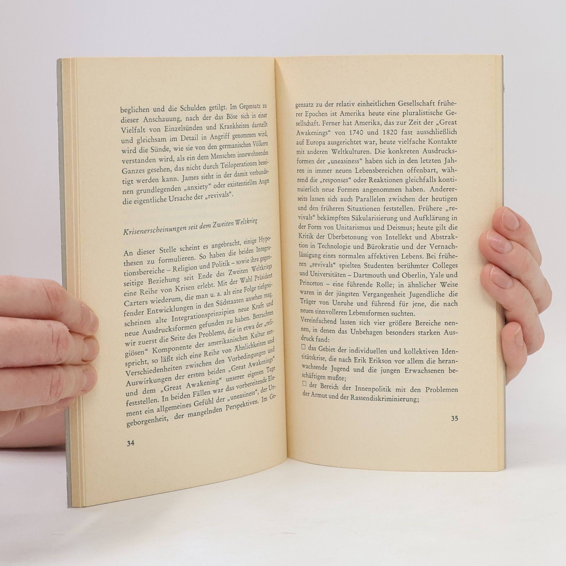 Friedrich Georg Friedmann Texte + Thesen - 95: Carters Amerika