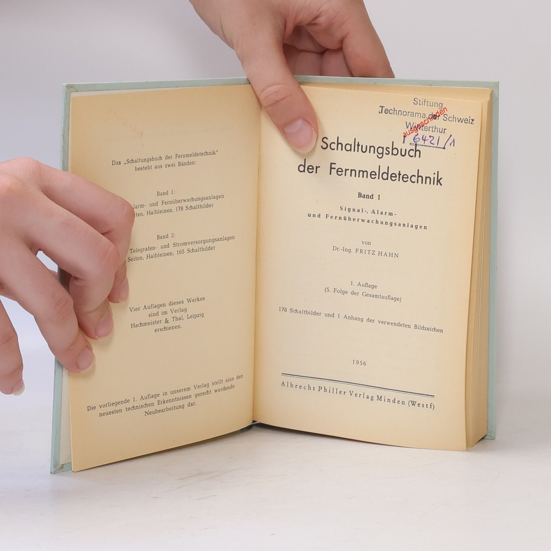 Fritz Hahn Schaltungsbuch der Fernmeldetechnik 1
