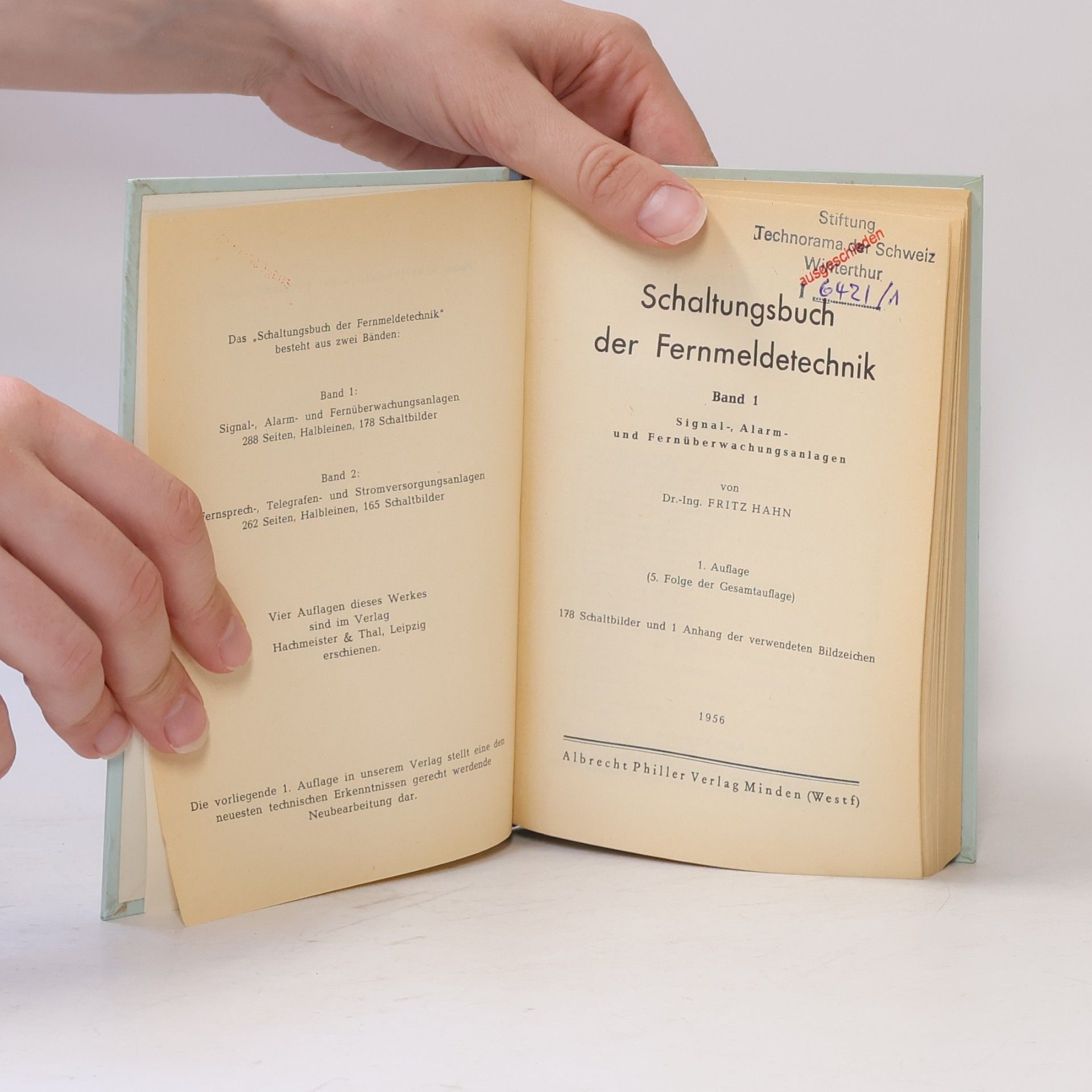 Fritz Hahn Schaltungsbuch der Fernmeldetechnik 1