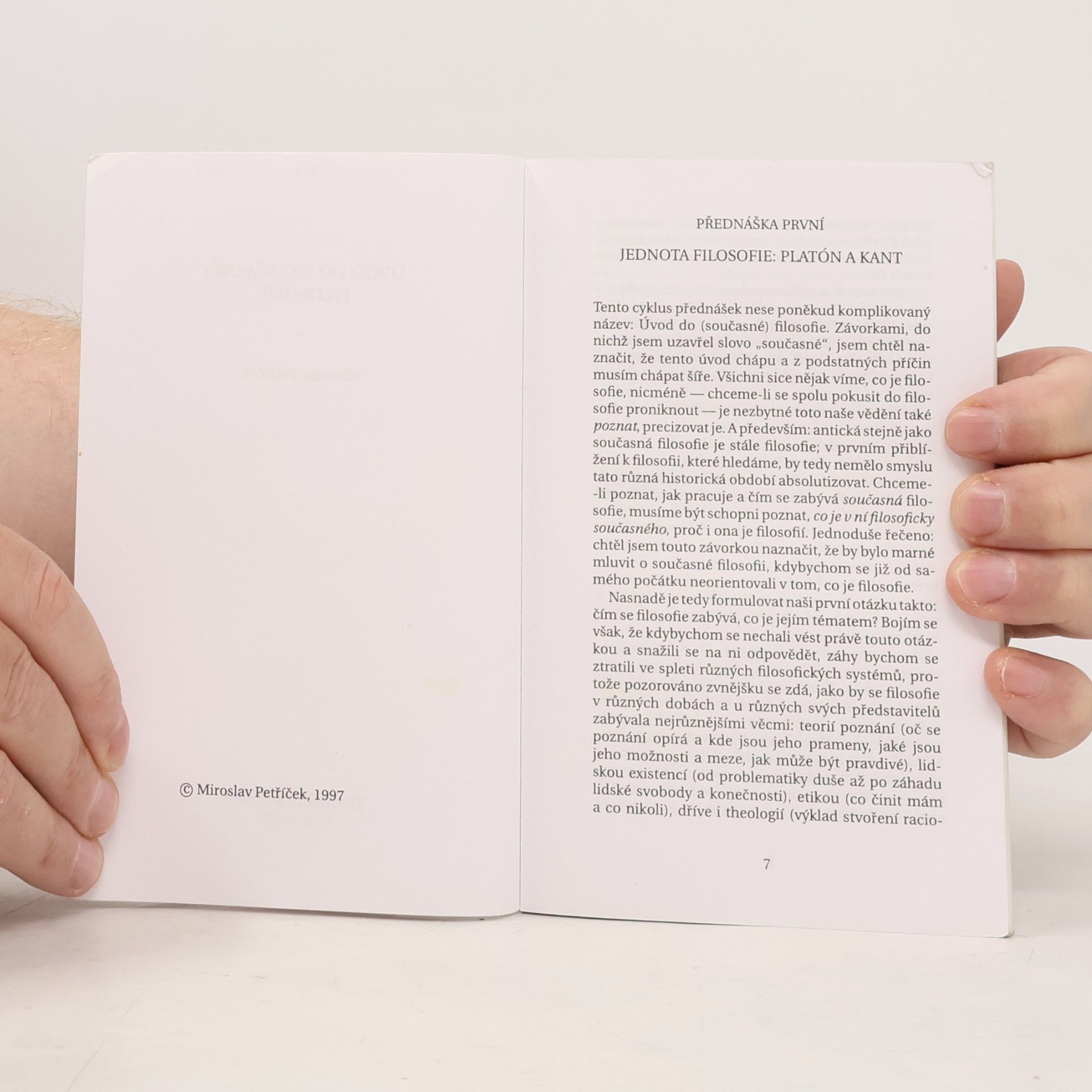 Miroslav Petříček Úvod do (současné) filosofie