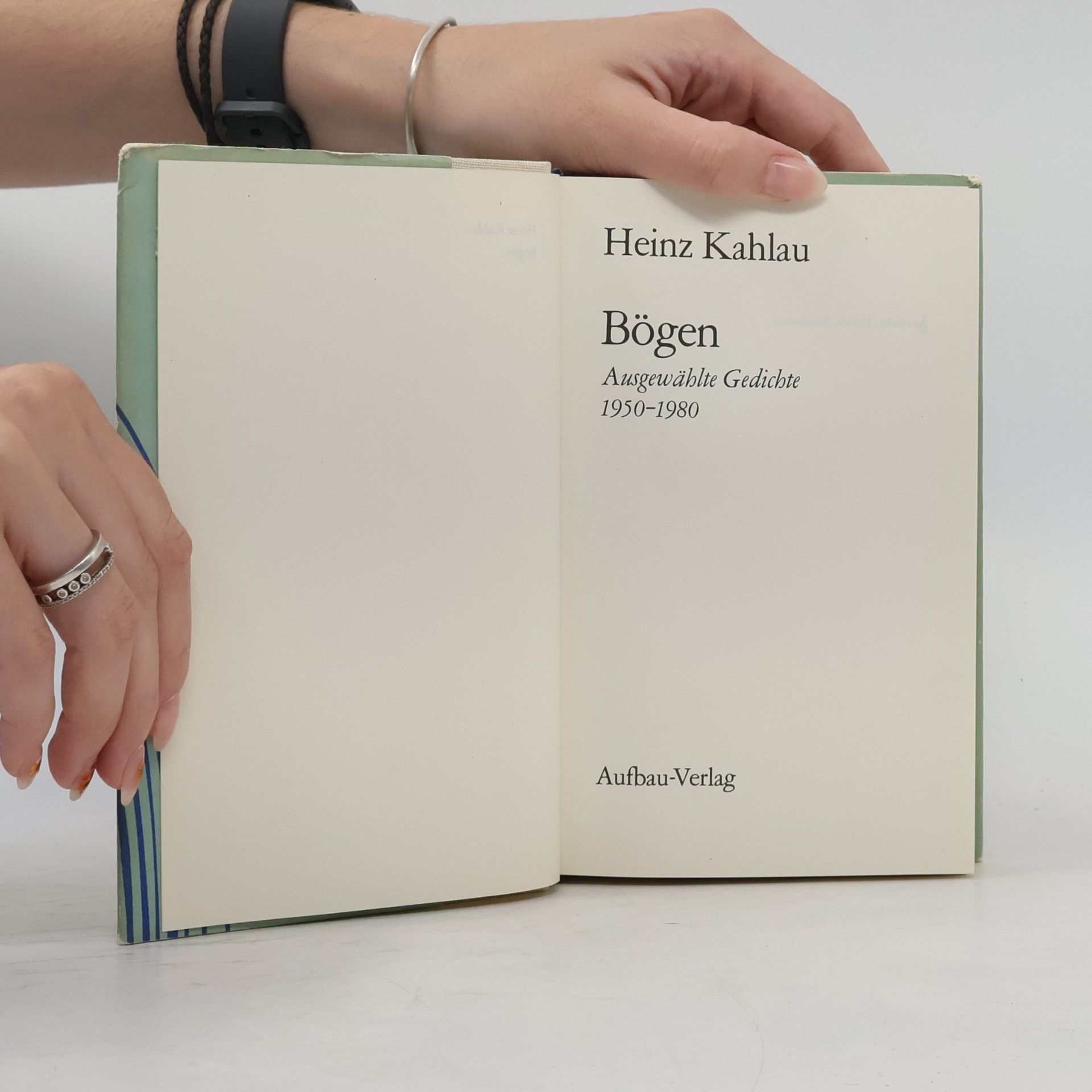 Heinz Kahlau Bögen
