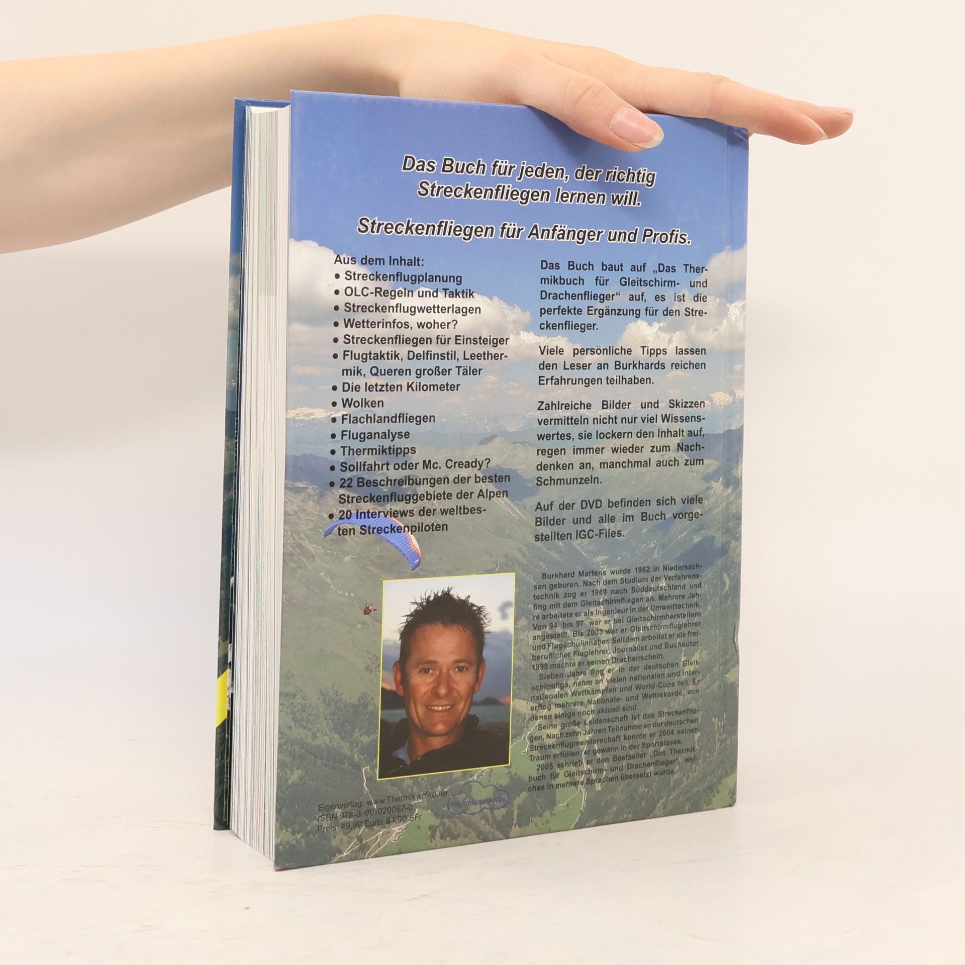 Burkhard Martens Das Streckenflugbuch für Gleitschirm- und Drachenflieger