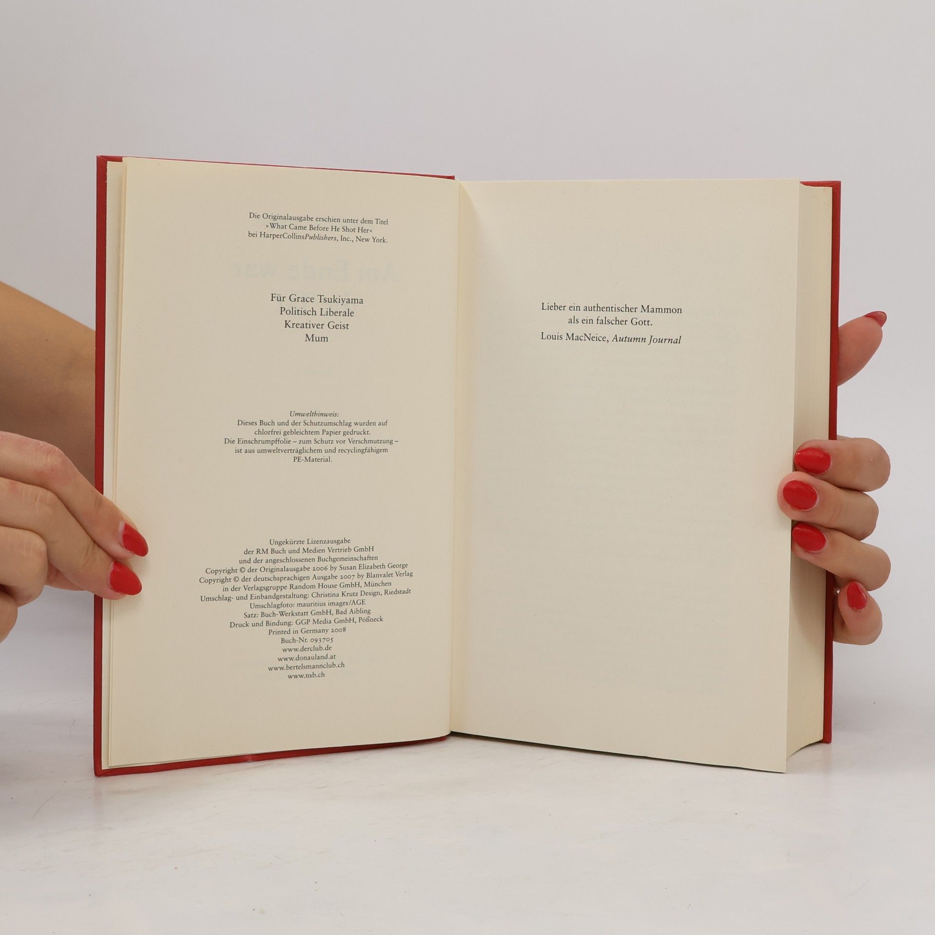 Elizabeth George Am Ende war die Tat