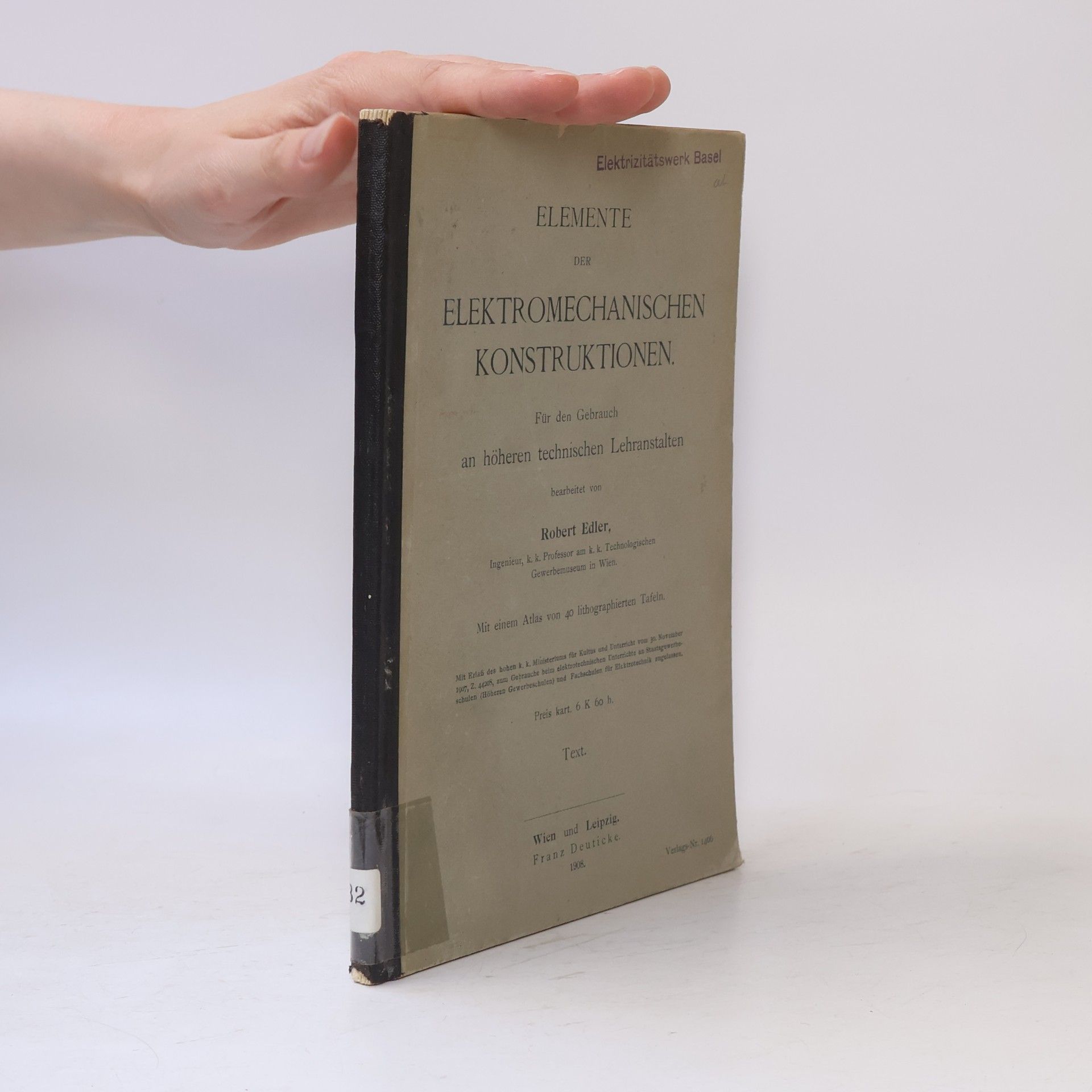 Robert Edler Elemente der Elektromechanischen Konstruktionen