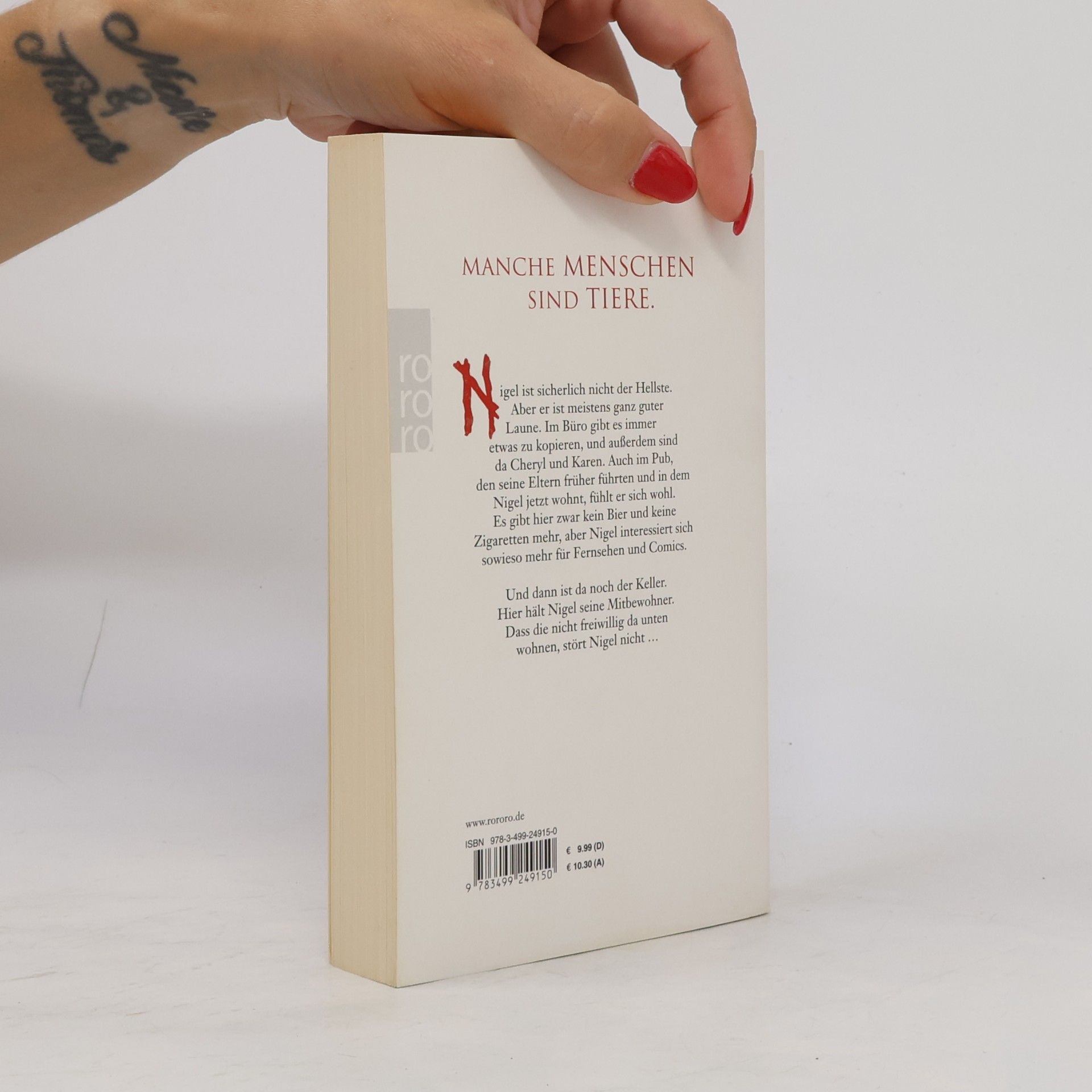 Simon Beckett Tiere