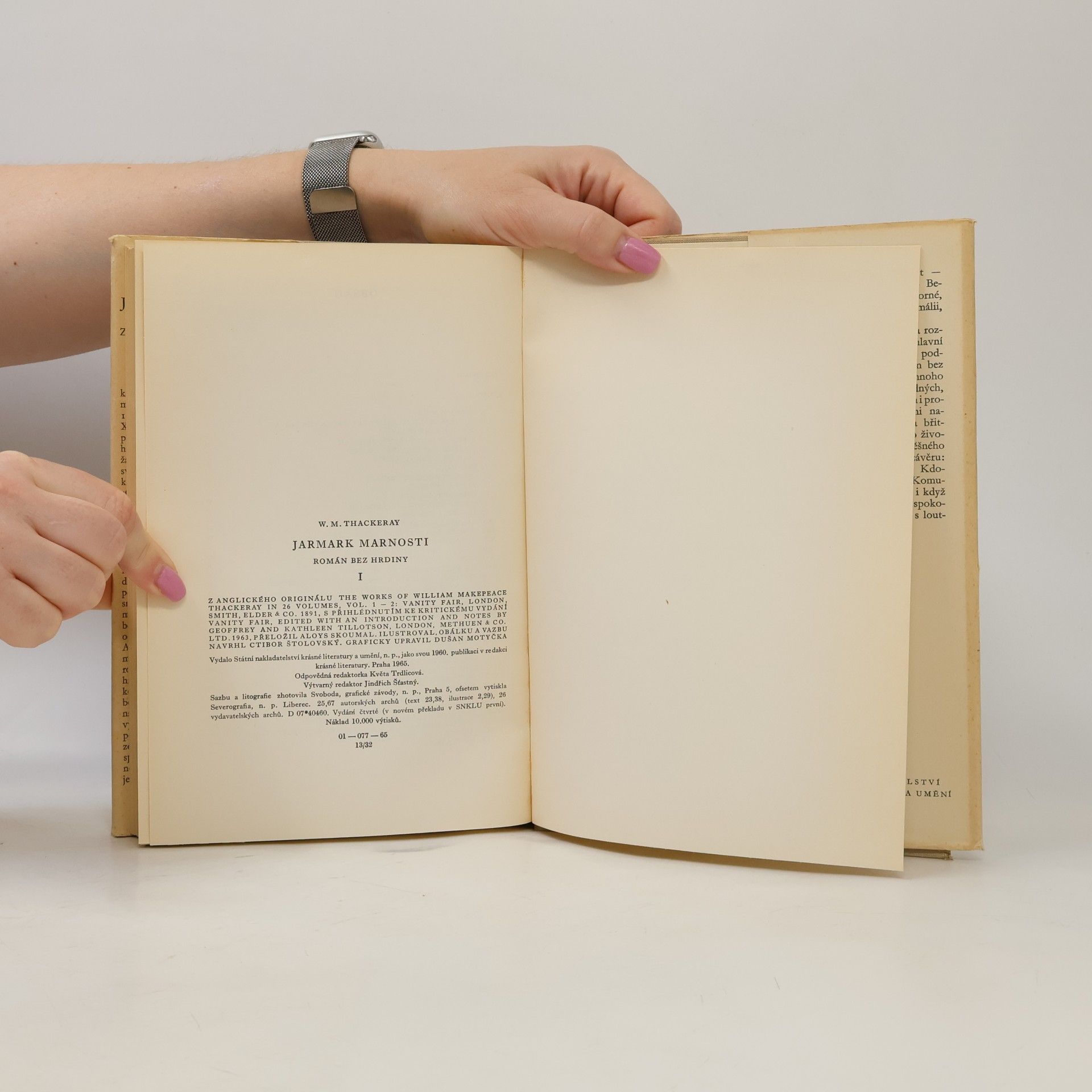 William Makepeace Thackeray Jarmark marnosti I