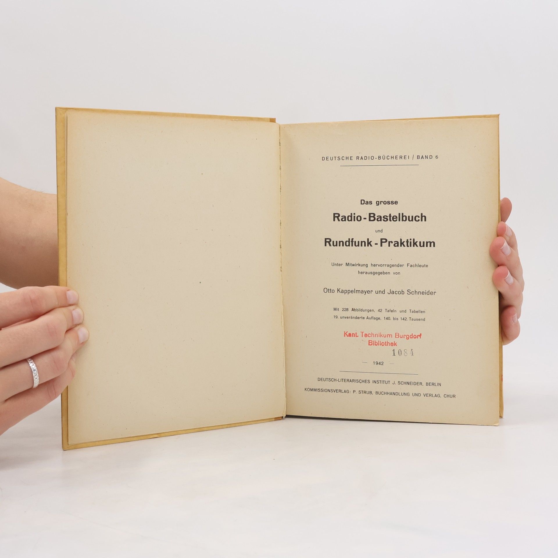 Otto Kappelmayer Das grosse Radio-Bastelbuch und Rundfunk-Praktikum