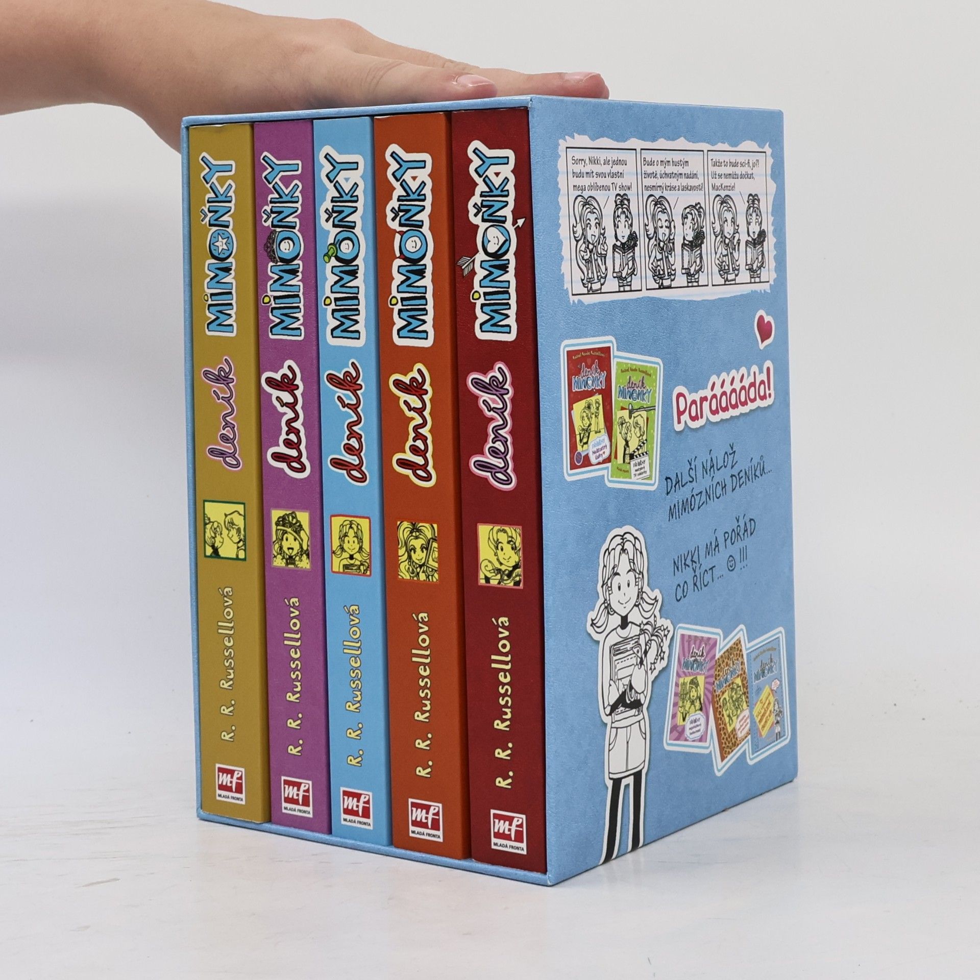 Rachel Renée Russellová Deník Mimoňky 6-9 + deníček (box)