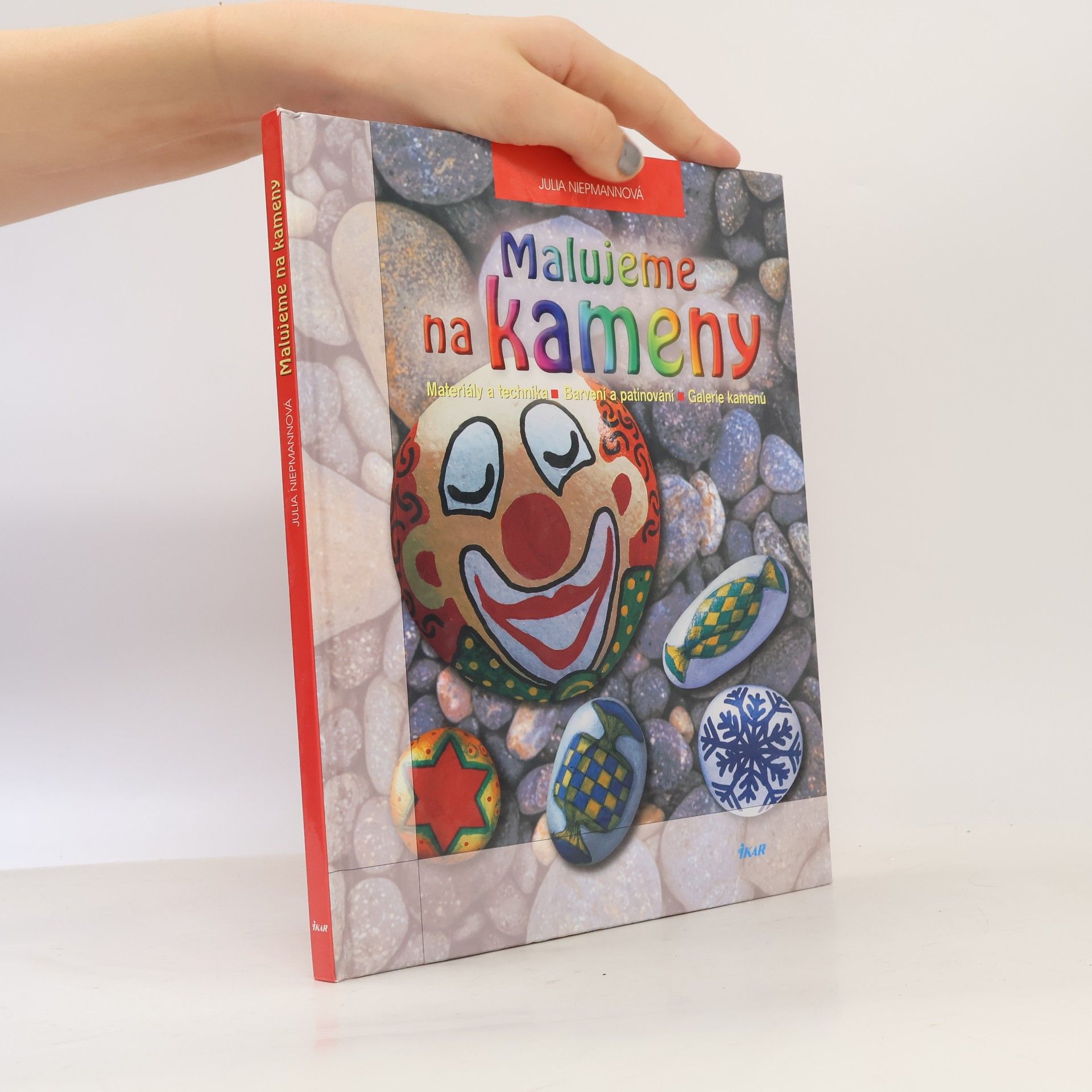 Julia Niepmann Malujeme na kameny: Materiály a technika, barvení a patinování, galerie kamenů