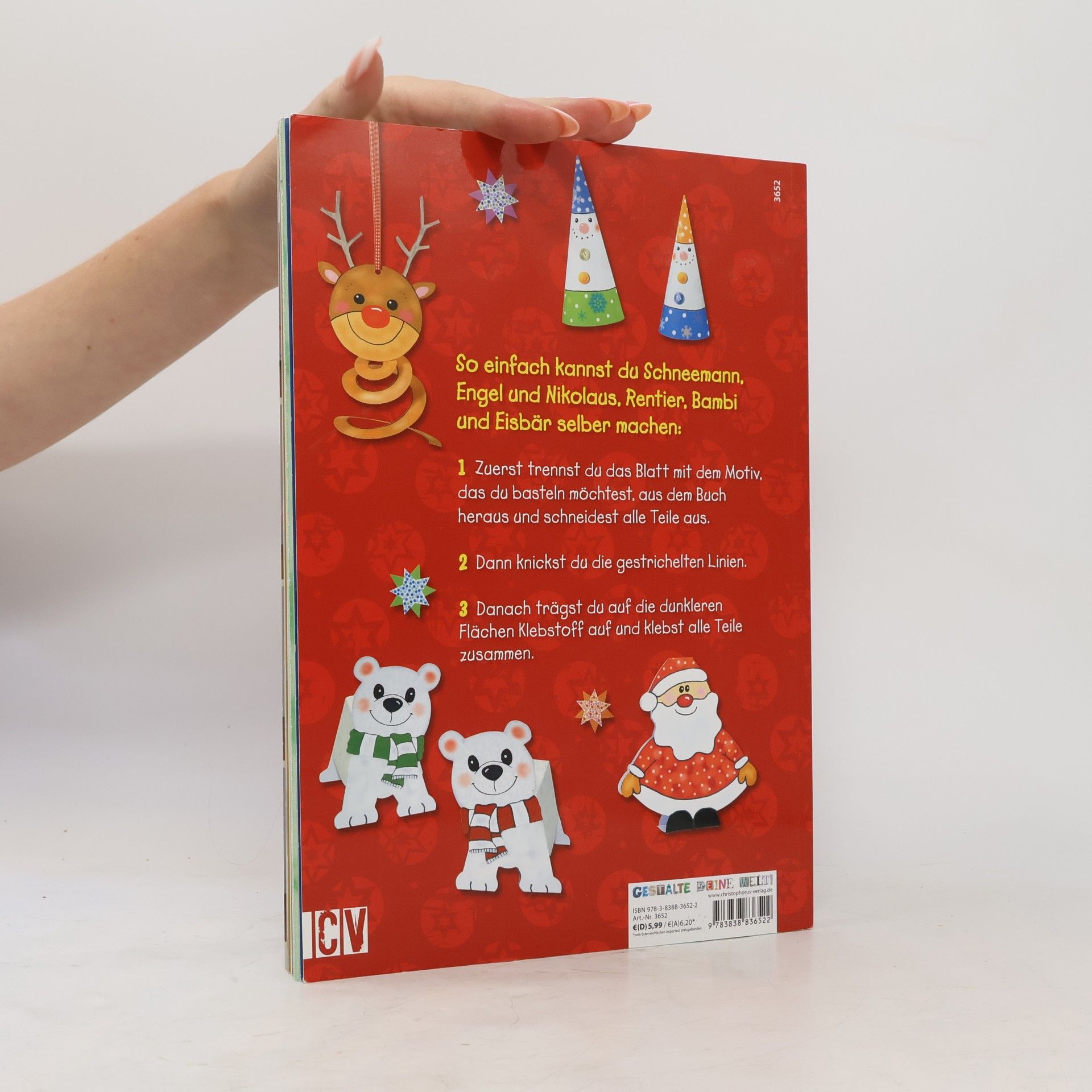 Andrea Küssner-Neubert Das Ausschneide-Bastelbuch - Fröhliche Weihnachten