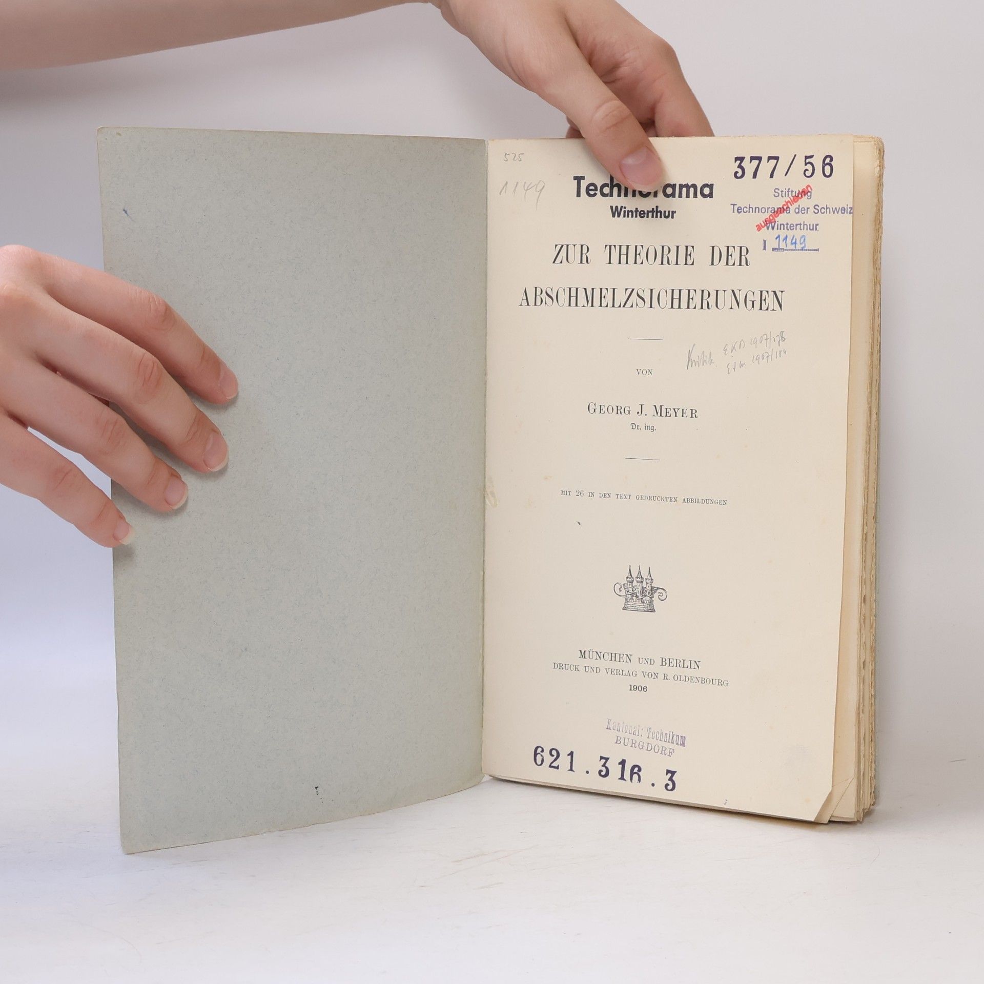 Georg J. Meyer Zur Theorie der Abschmelzsicherungen
