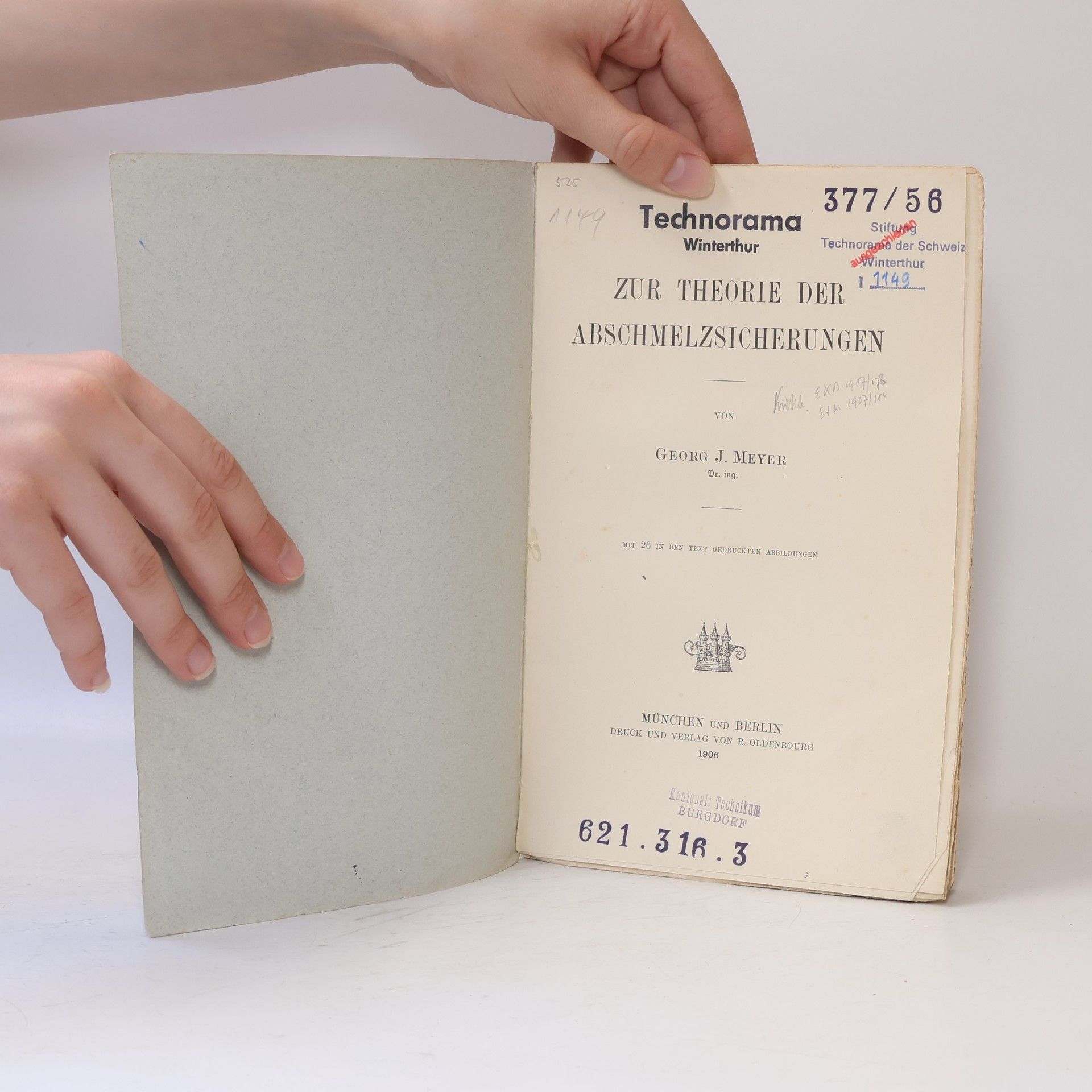 Georg J. Meyer Zur Theorie der Abschmelzsicherungen