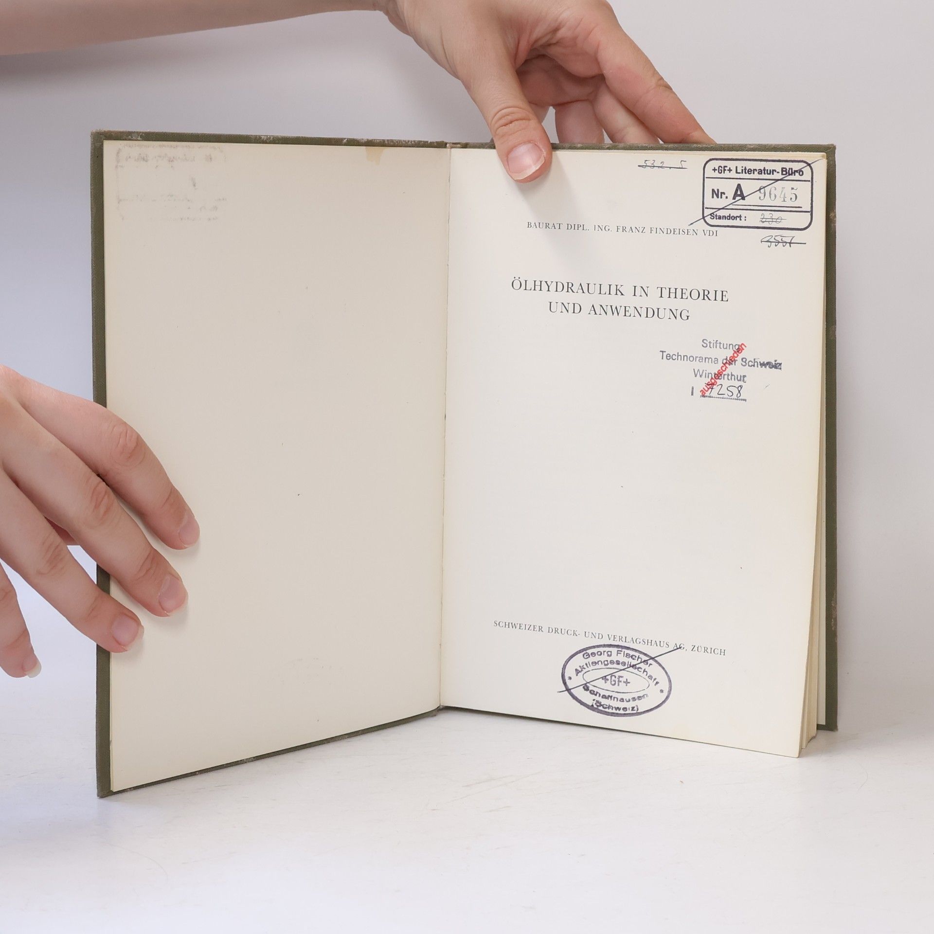 Franz Findeisen Ölhydraulik in Theorie und Anwendung