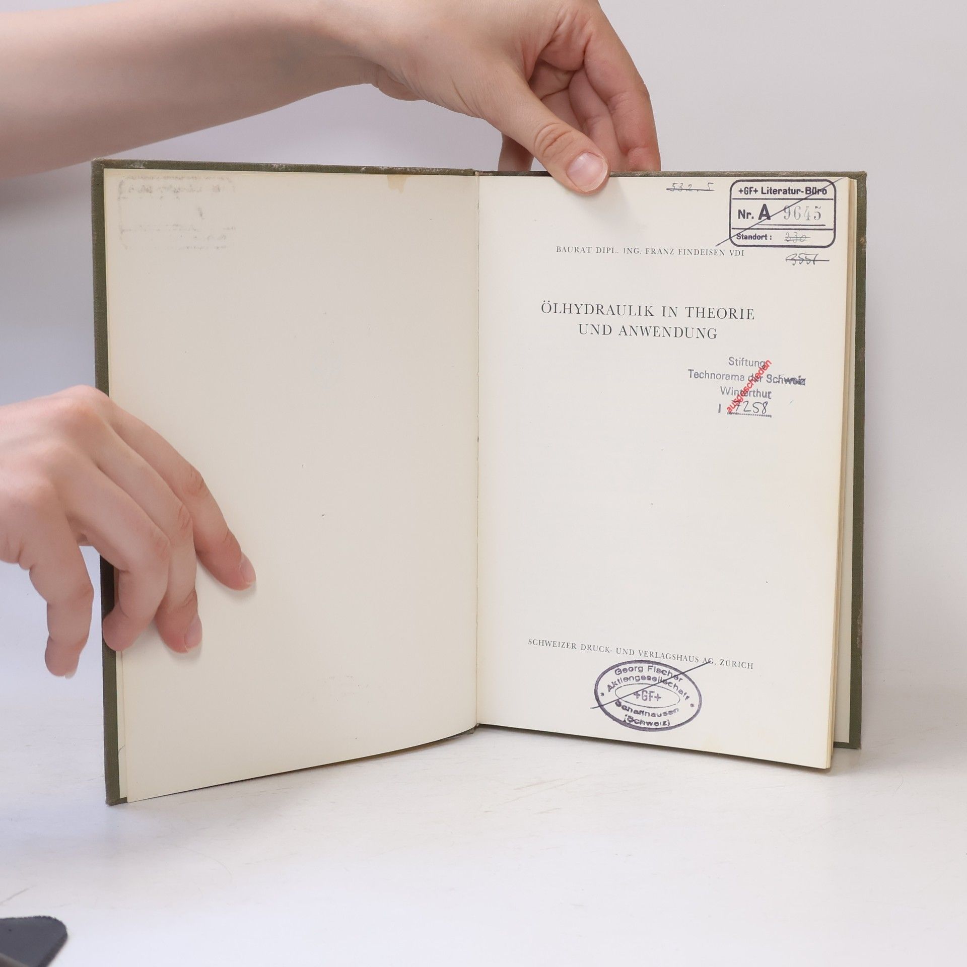 Franz Findeisen Ölhydraulik in Theorie und Anwendung
