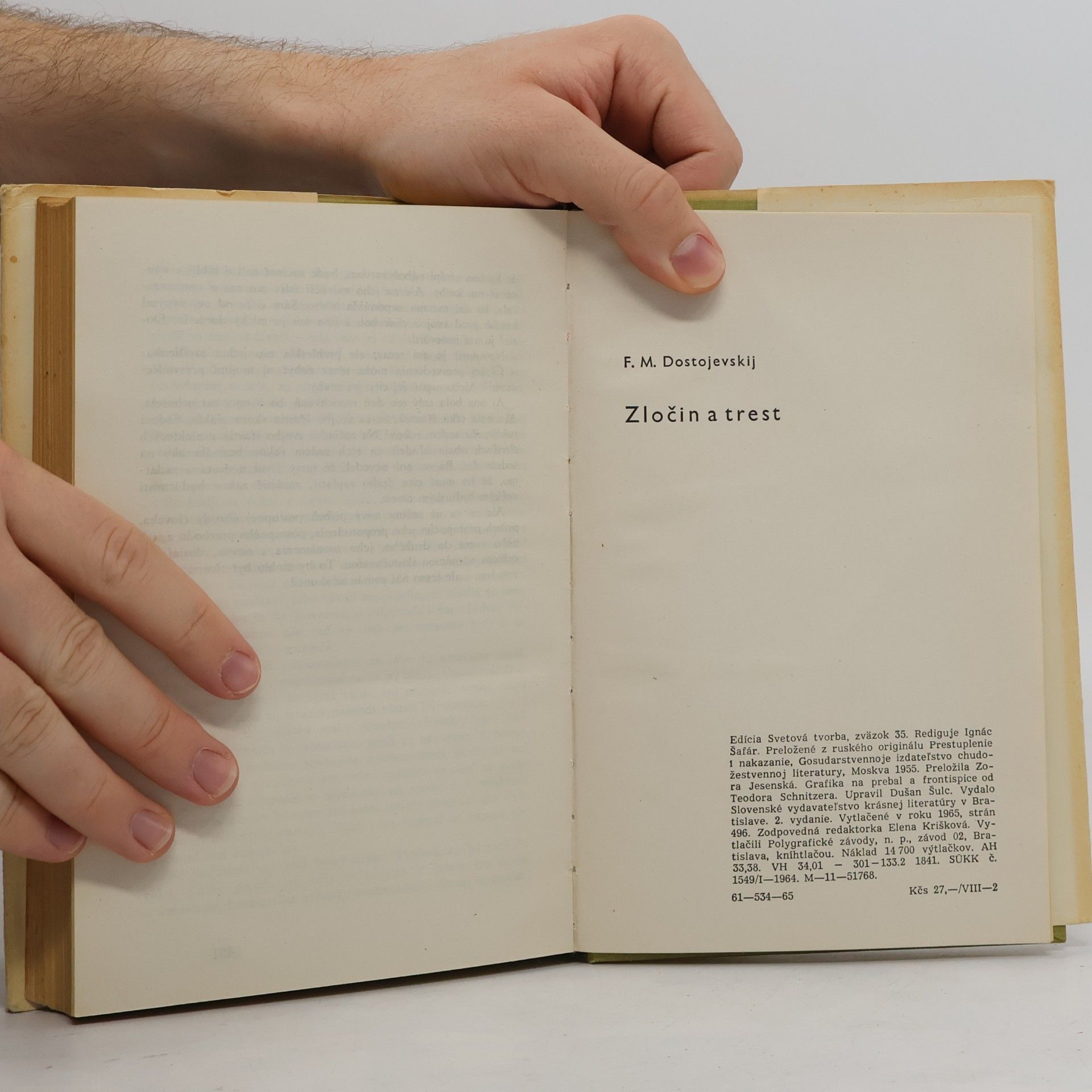 Fyodor Dostoyevsky Zločin a trest