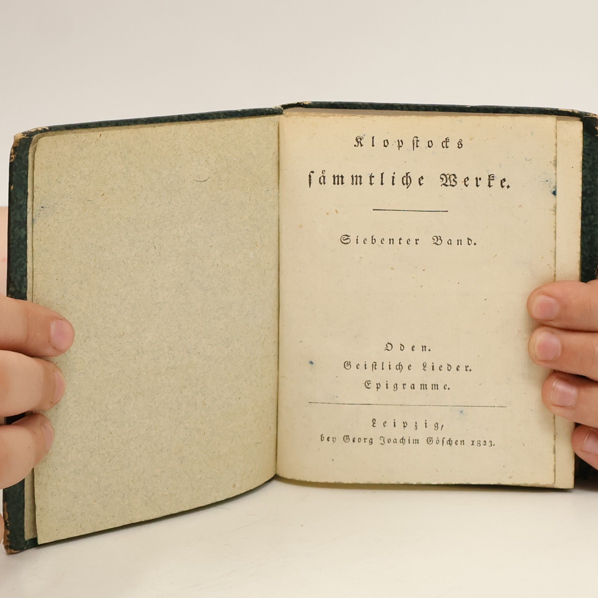Friedrich Gottlieb Klopstock Klopstocks sammtliche Werke. Siebenter Band