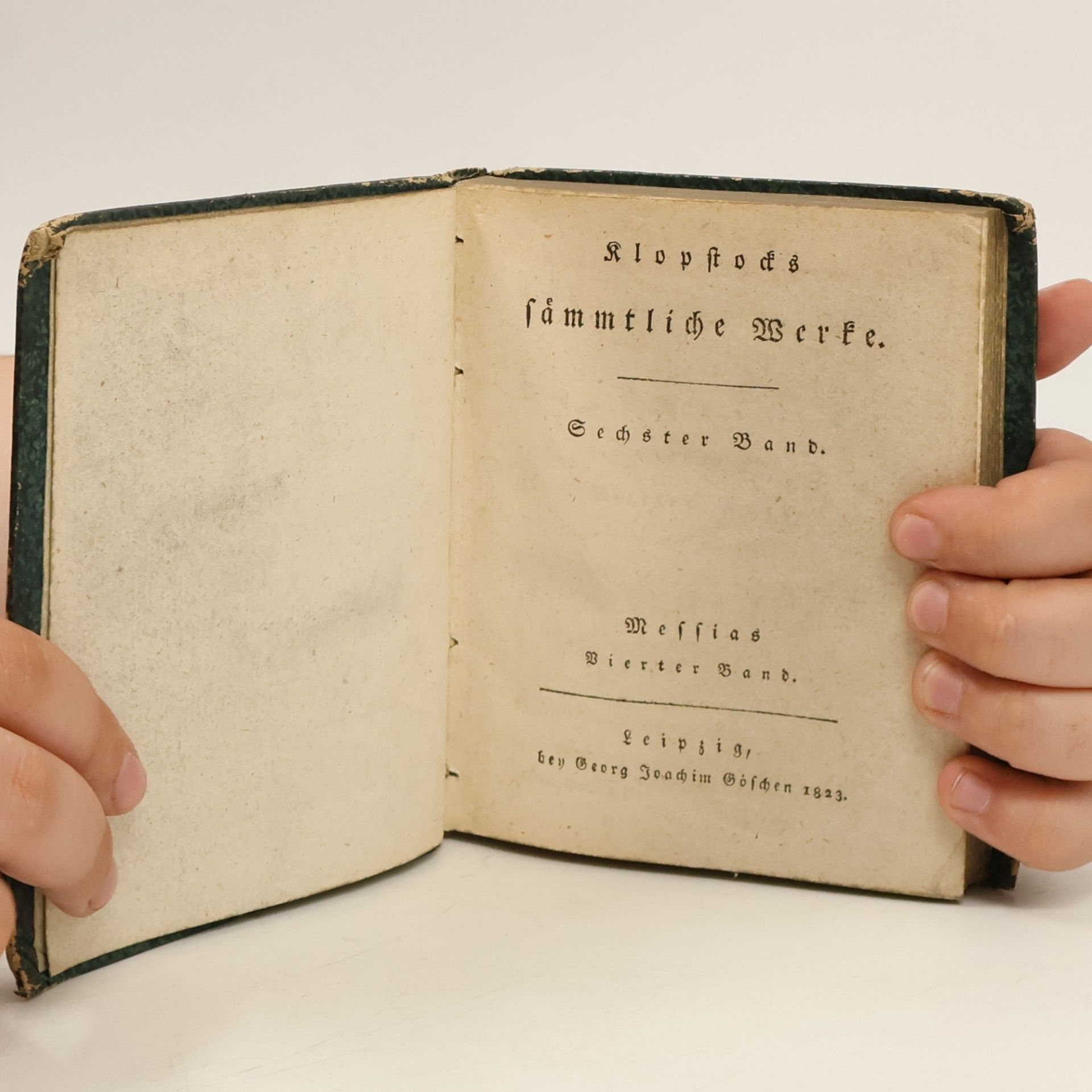 Friedrich Gottlieb Klopstock Klopstocks sammtliche Werke. Sechster Band