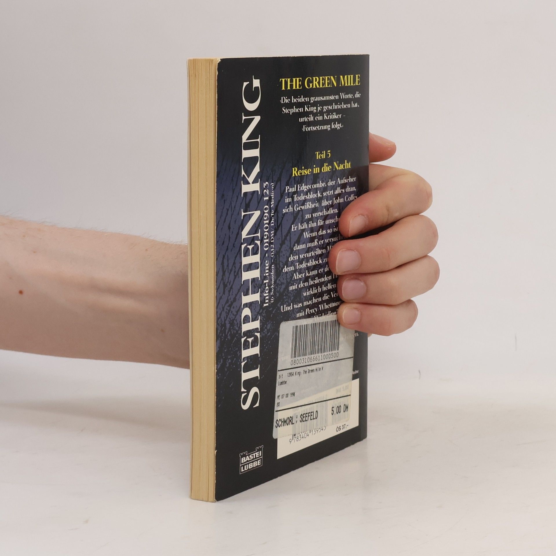Stephen King The Green Mile. Teil 5, Reise in die Nacht