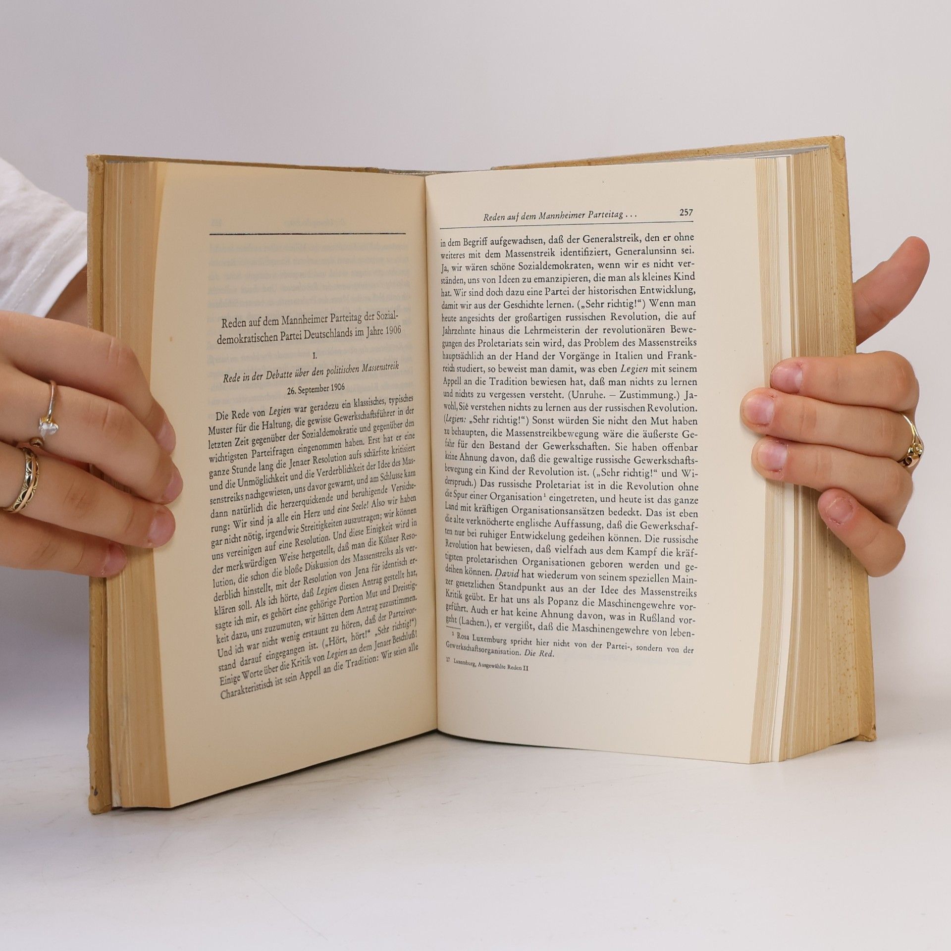 Rosa Luxemburg Ausgewählte Reden und Schriften II.