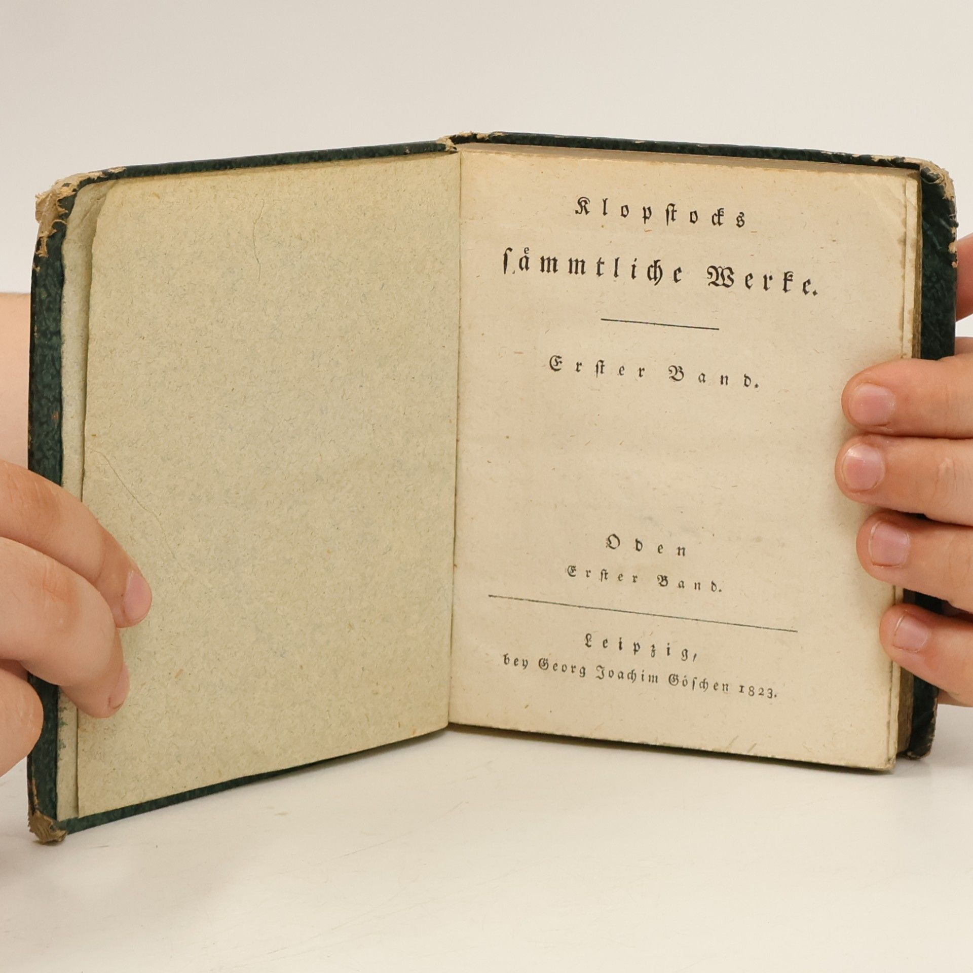 Friedrich Gottlieb Klopstock Klopstocks sämmtliche Werke 1