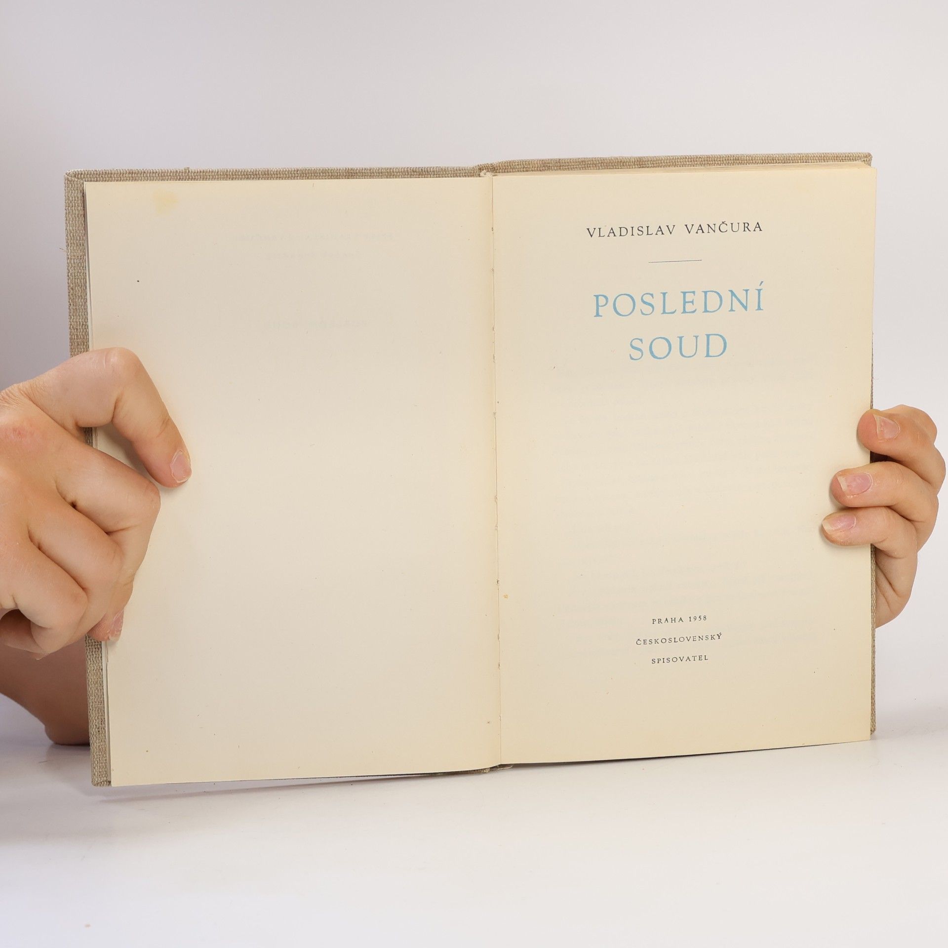 Vladislav Vančura Poslední soud