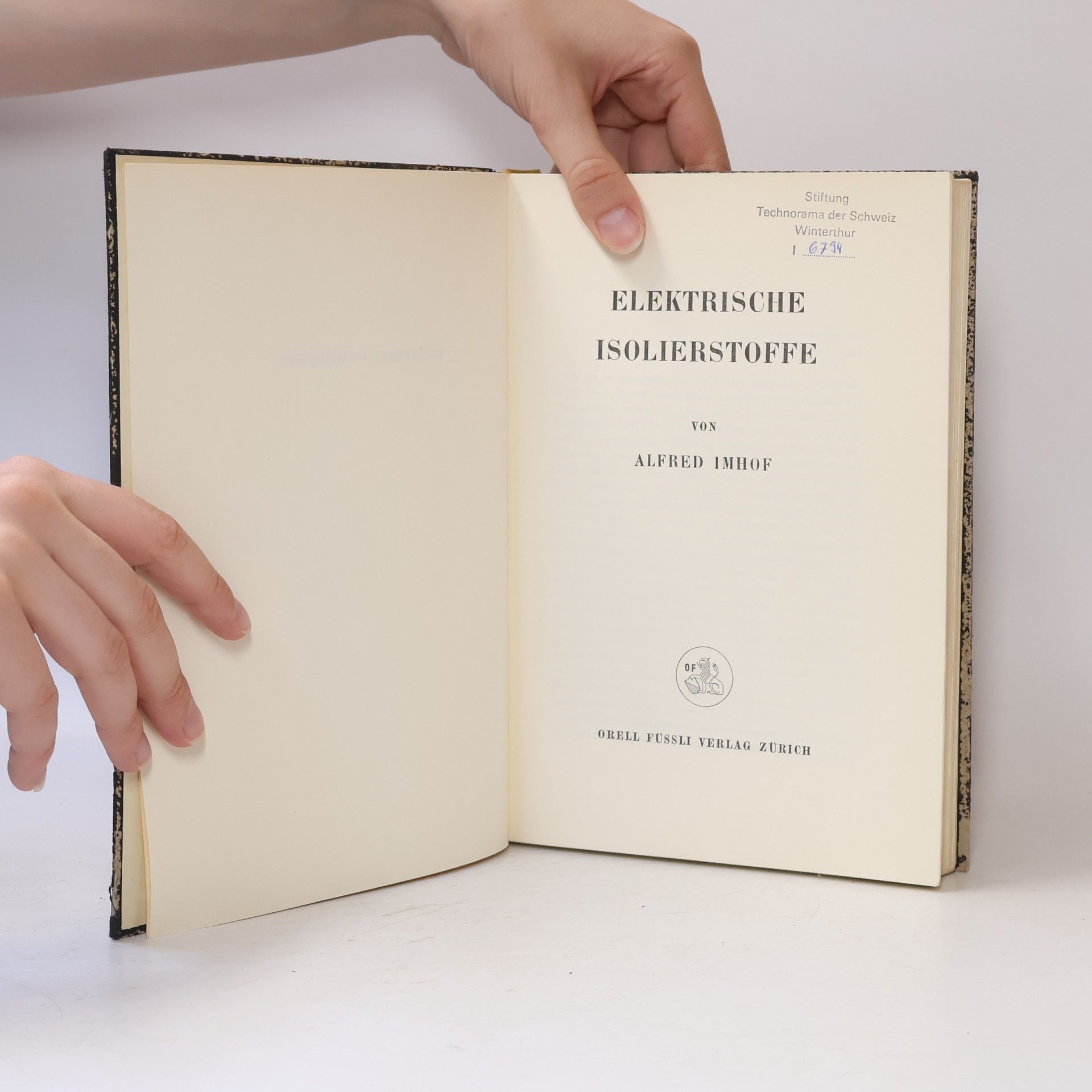 Alfred Imhof Elektrische Isolierstoffe