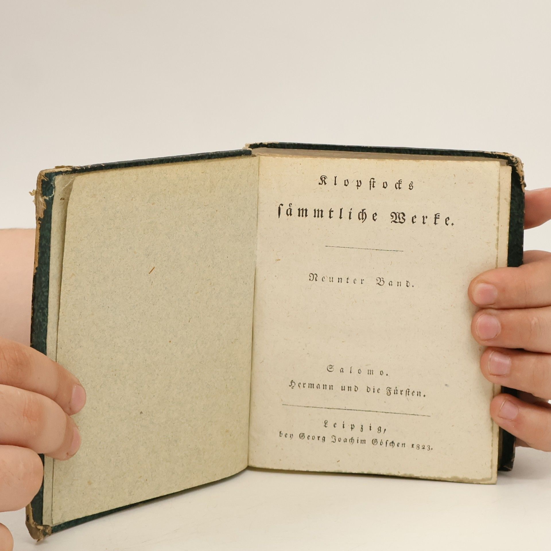 Friedrich Gottlieb Klopstock Klopstocks sammtliche Werke. Neunter Band