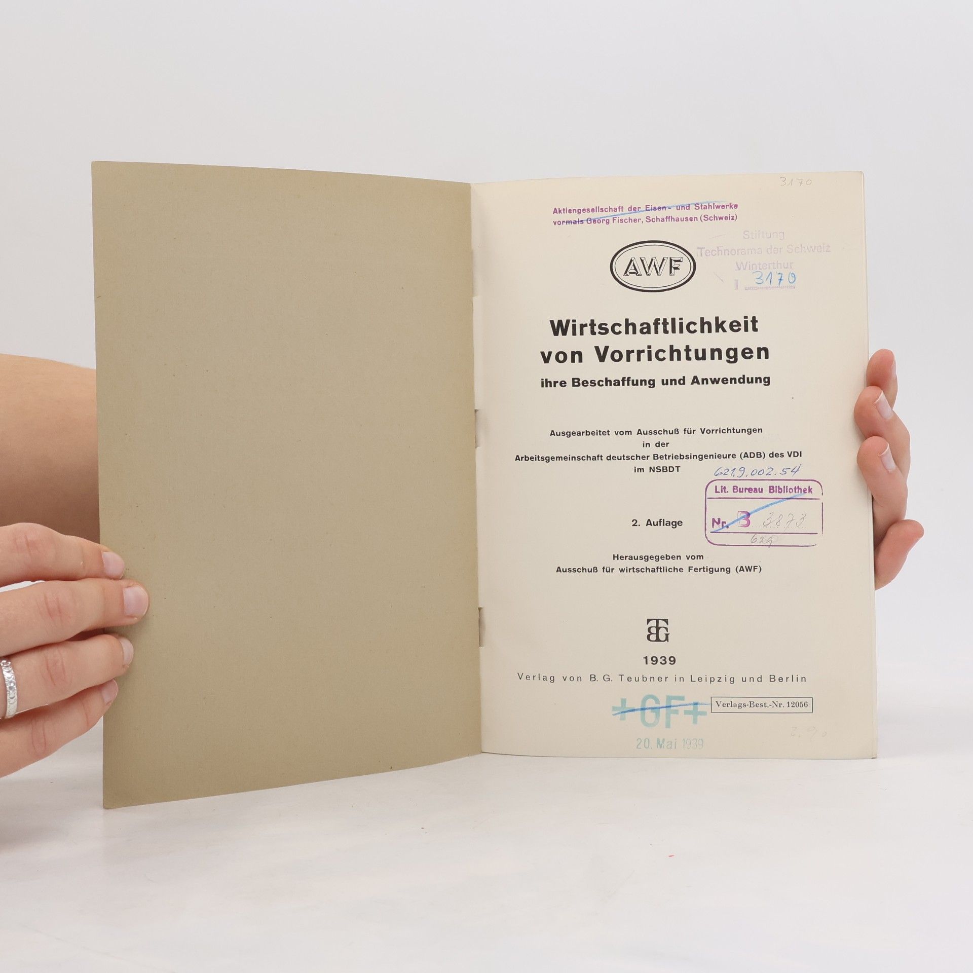 Autorenkollektiv Wirtschaftlichkeit von Vorrichtungen ihre Beschaffung und Anwendung