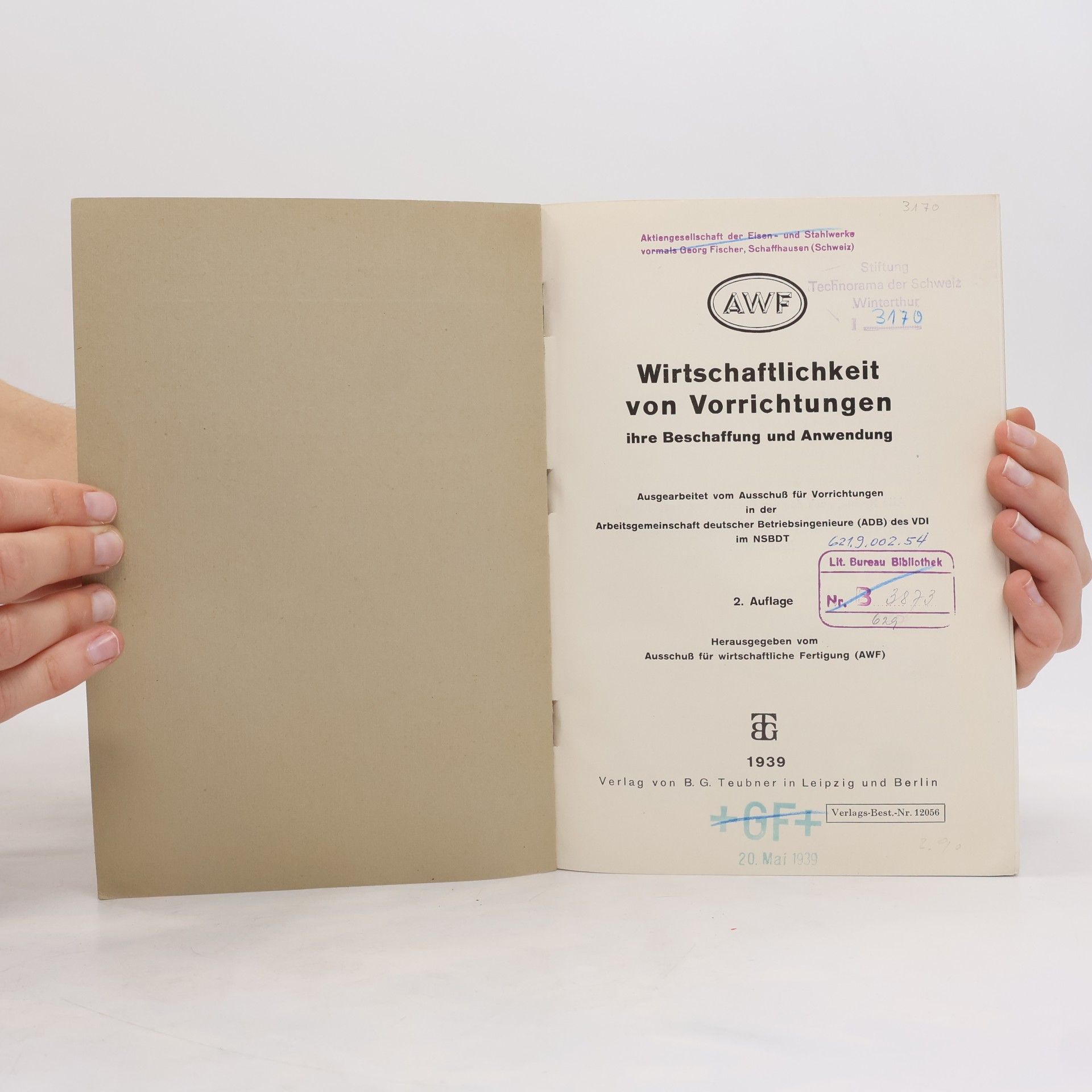 Autorenkollektiv Wirtschaftlichkeit von Vorrichtungen ihre Beschaffung und Anwendung