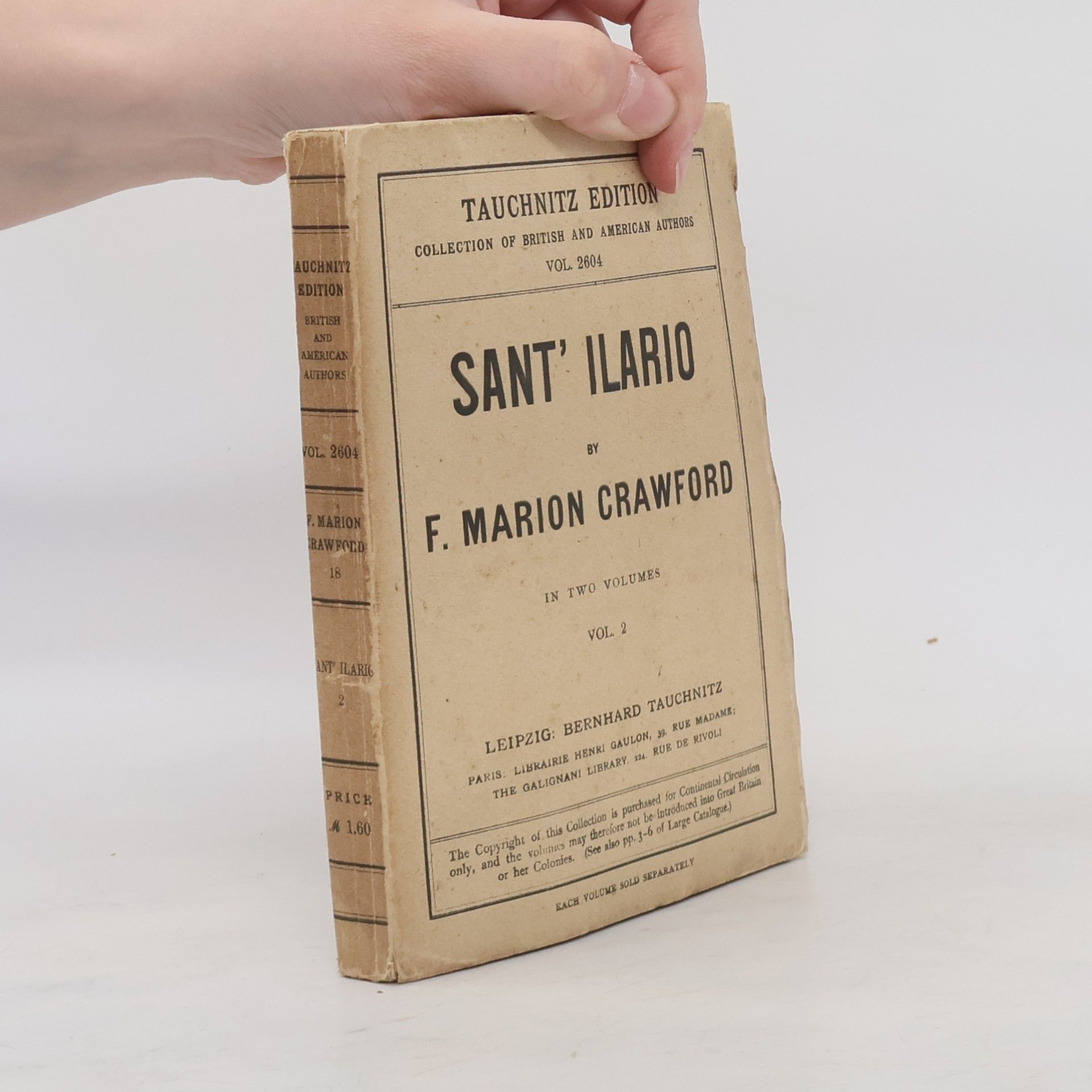 Francis Marion Crawford Sant' ilario
