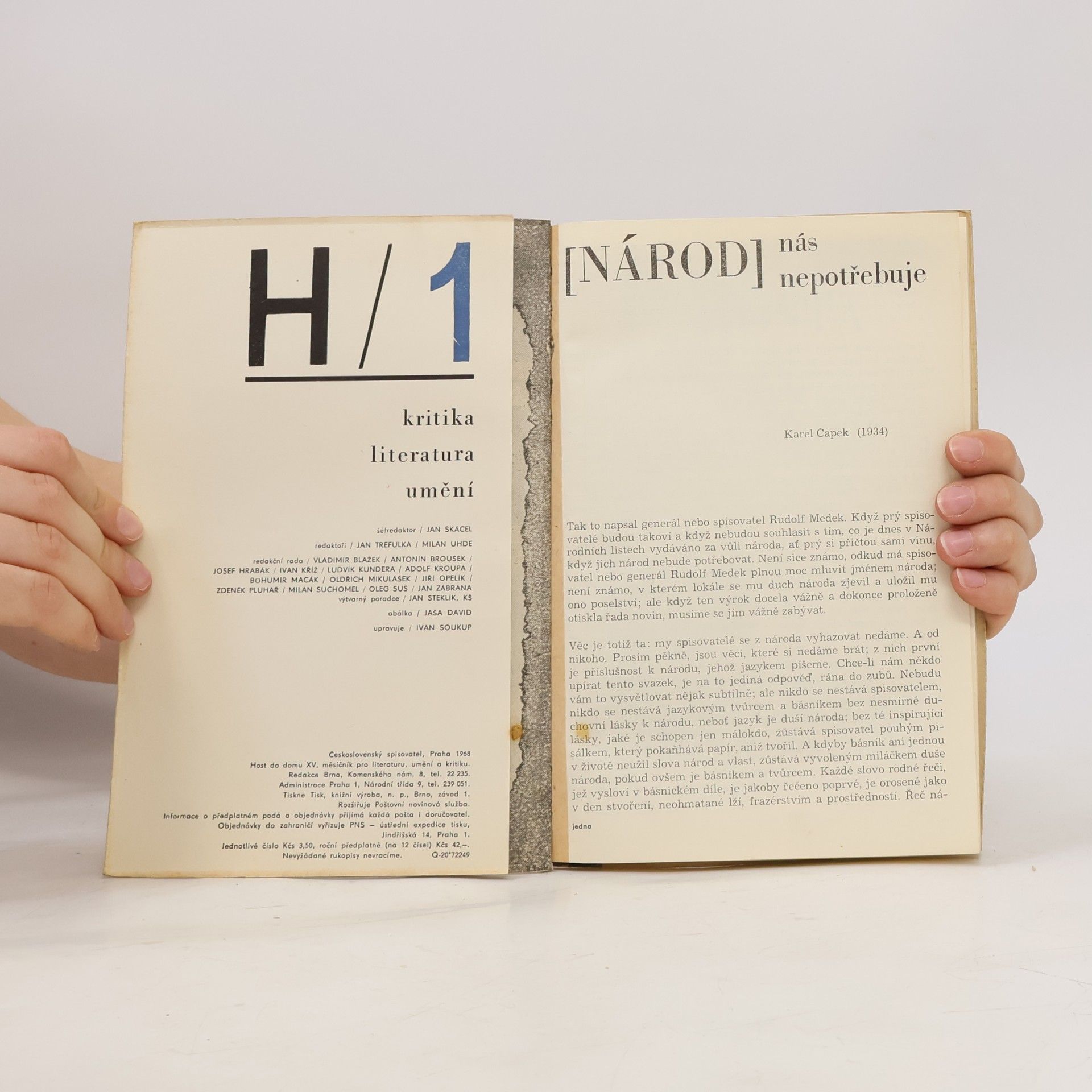 Kolektiv autorů Host do domu 1/1968
