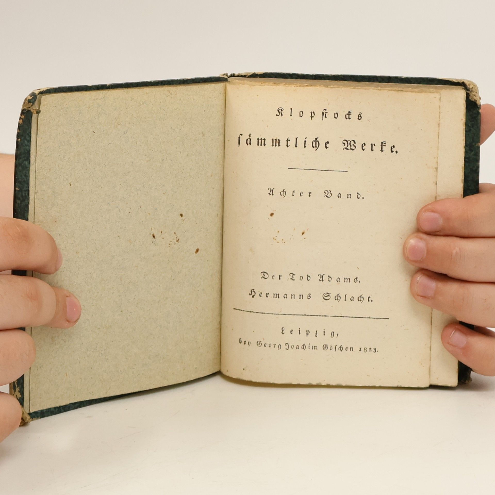 Friedrich Gottlieb Klopstock Klopstock sammtliche Werke. Achter Band