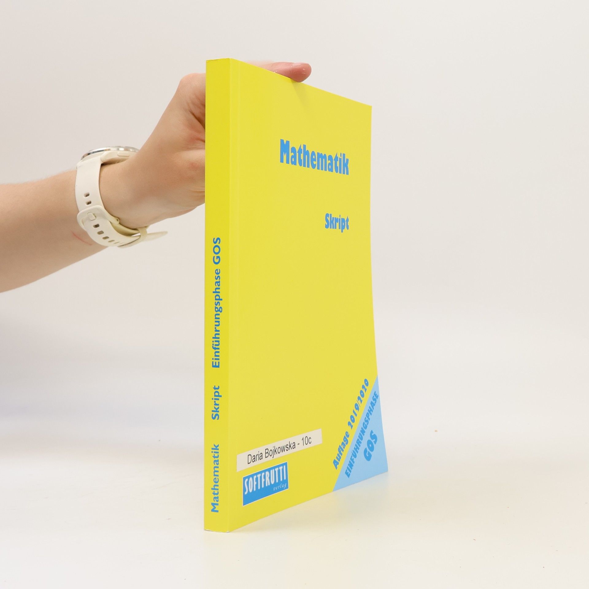 Daria Bojkowska Mathematik Einführungsphase GOS: Skript - Auflage 2019/2020
