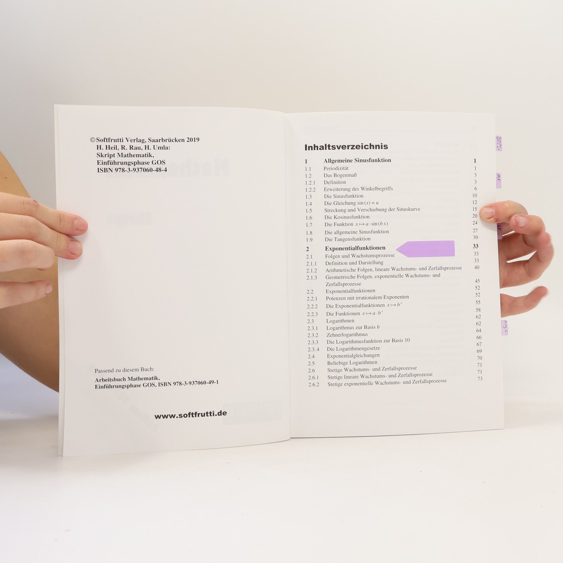 Daria Bojkowska Mathematik Einführungsphase GOS: Skript - Auflage 2019/2020