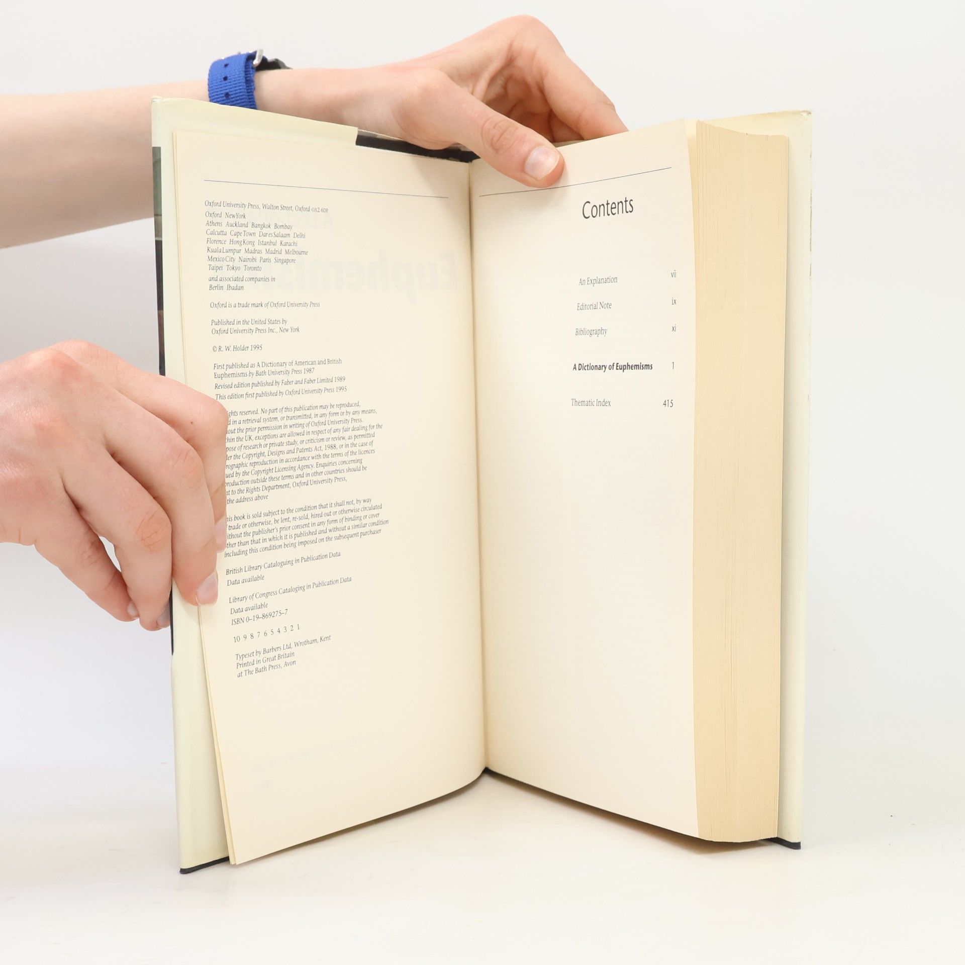 R. W. Holder A Dictionary of Euphemisms
