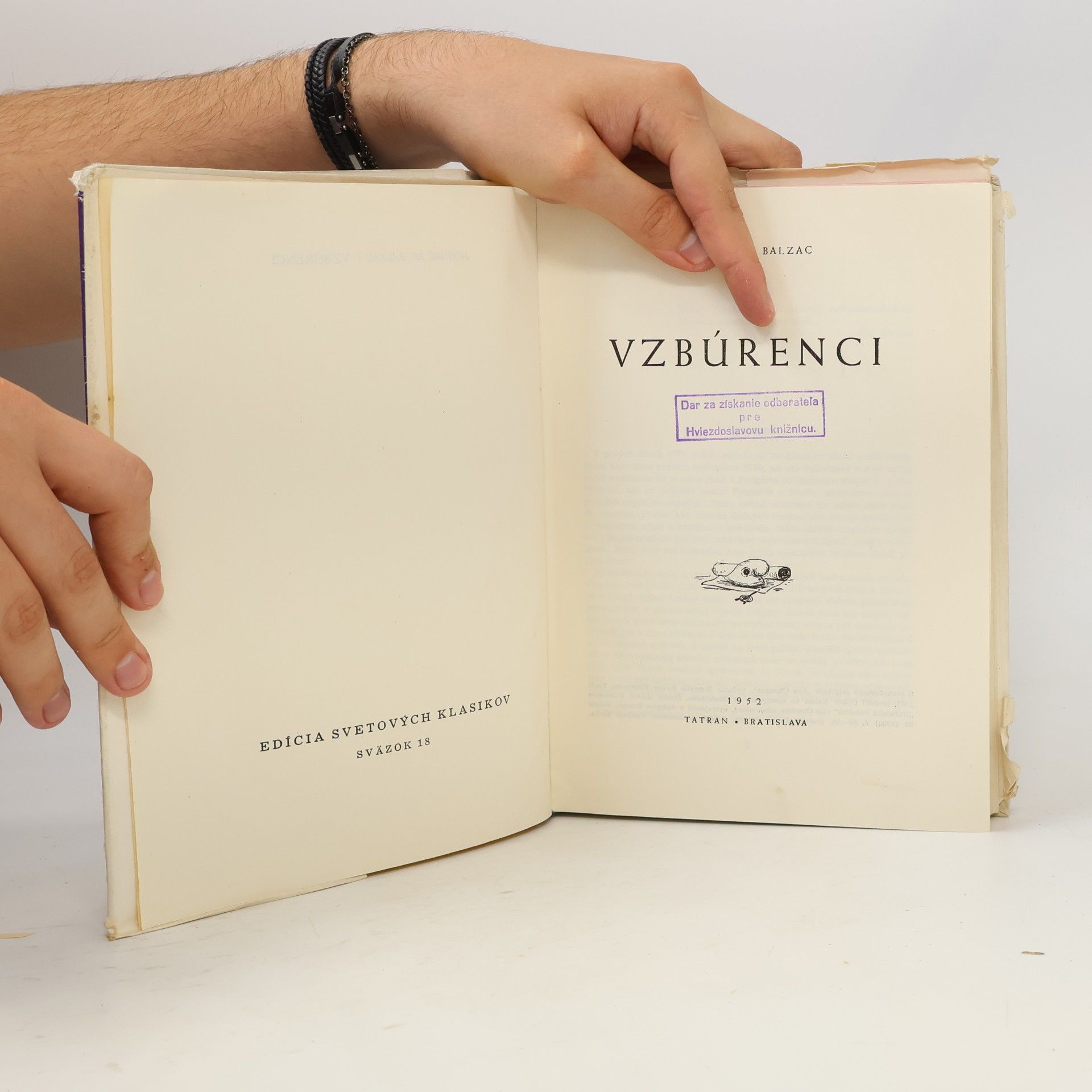 Honoré de Balzac Vzbúrenci