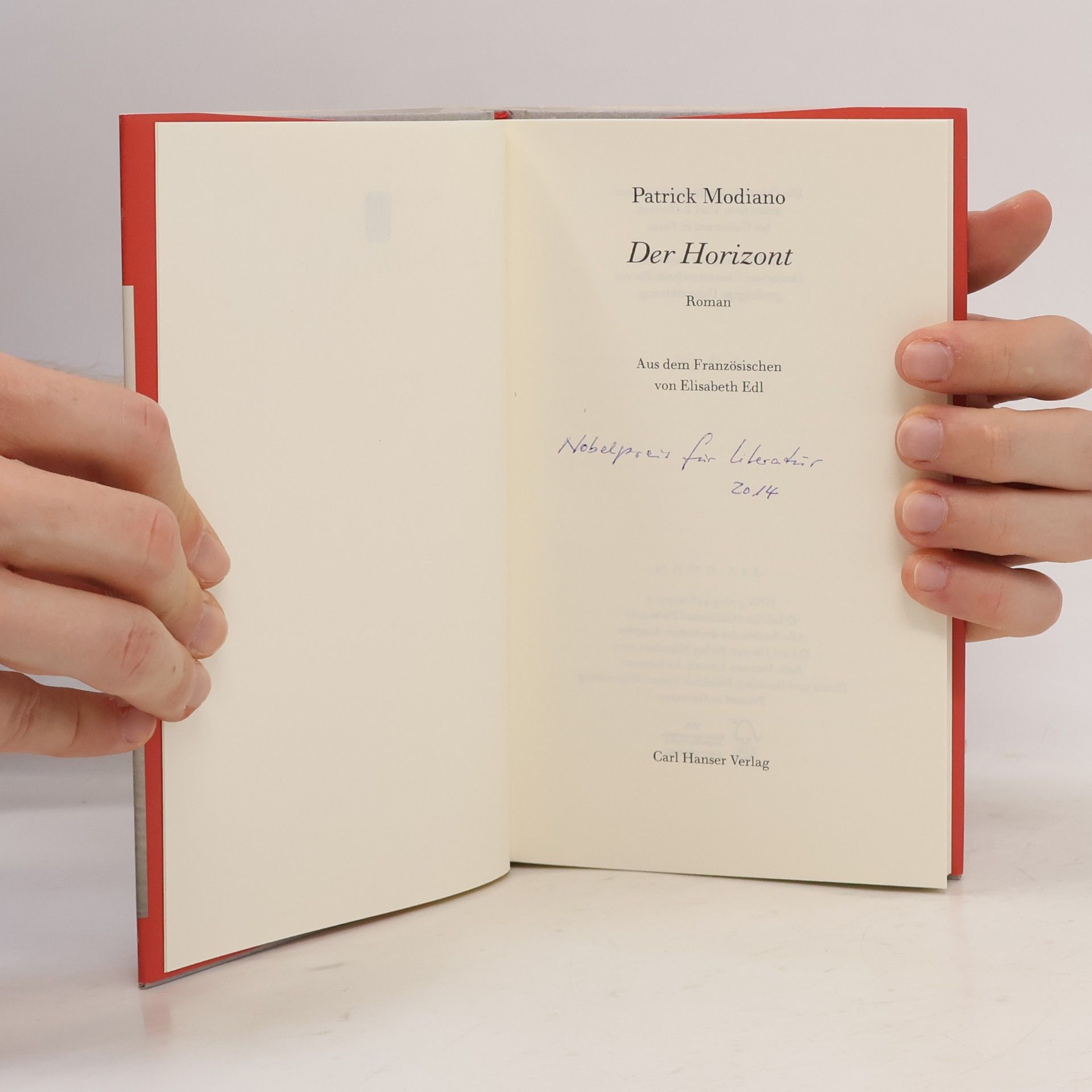 Patrick Modiano Der Horizont