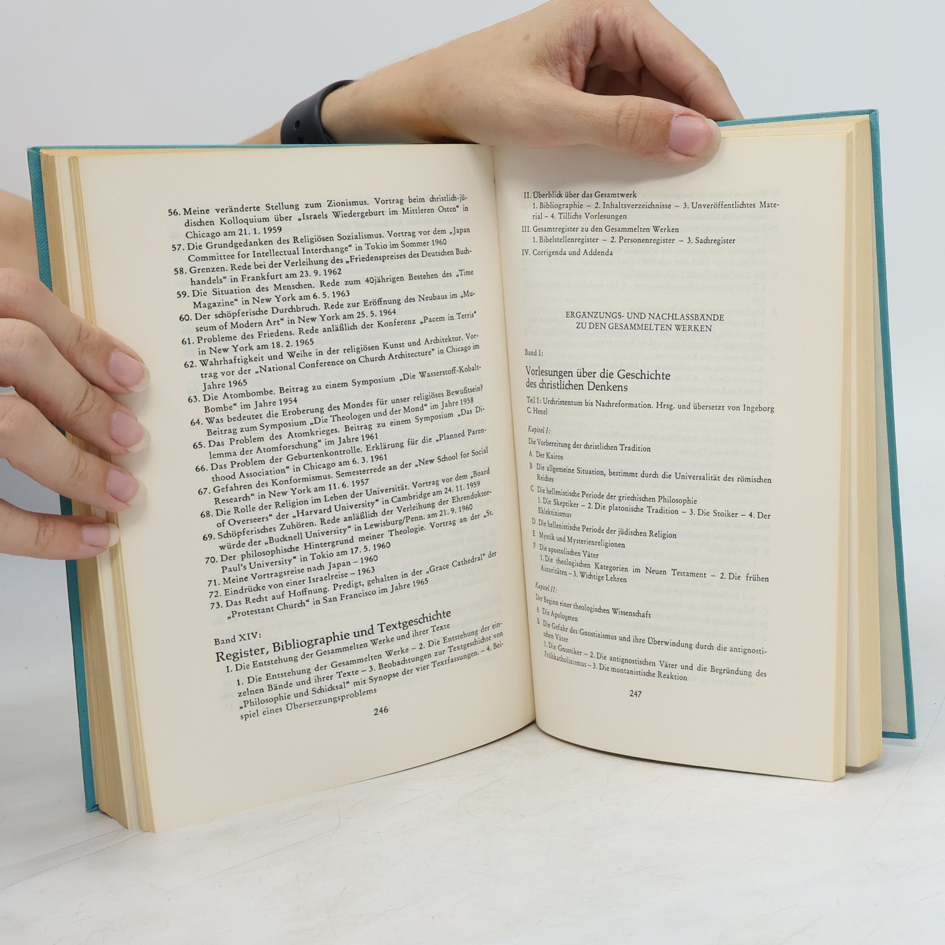 Paul Tillich Register und Bibliographie XIV
