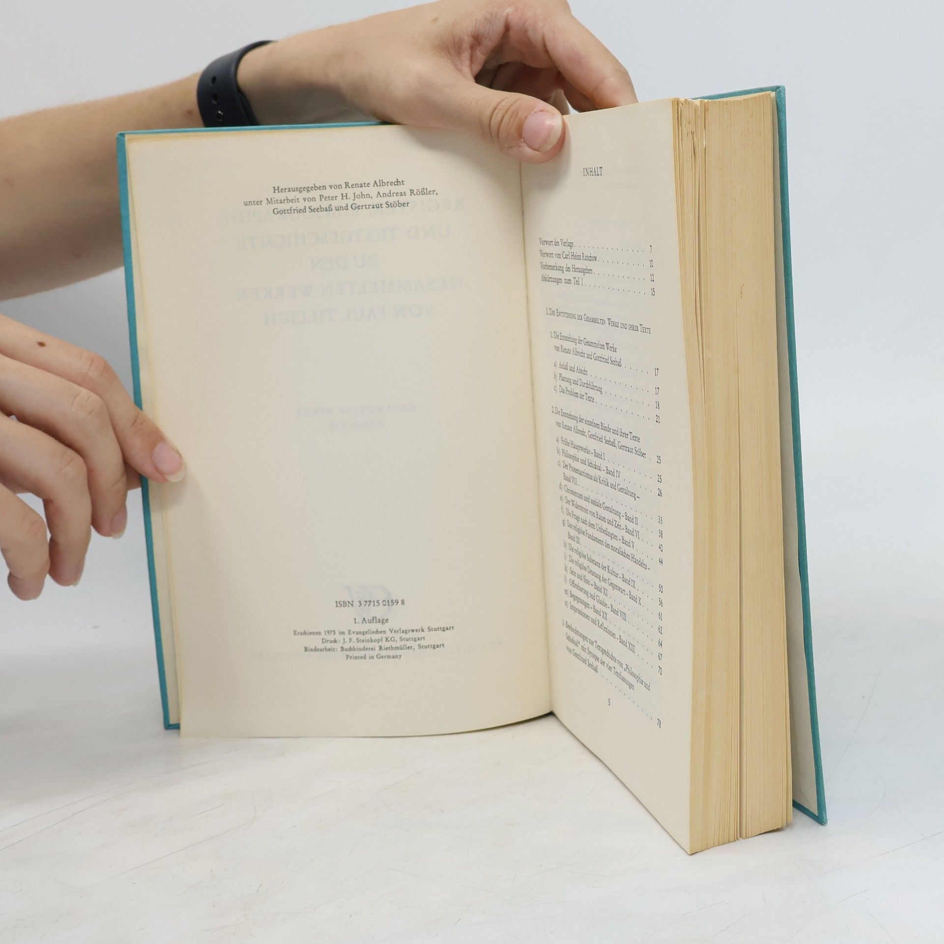Paul Tillich Register und Bibliographie XIV