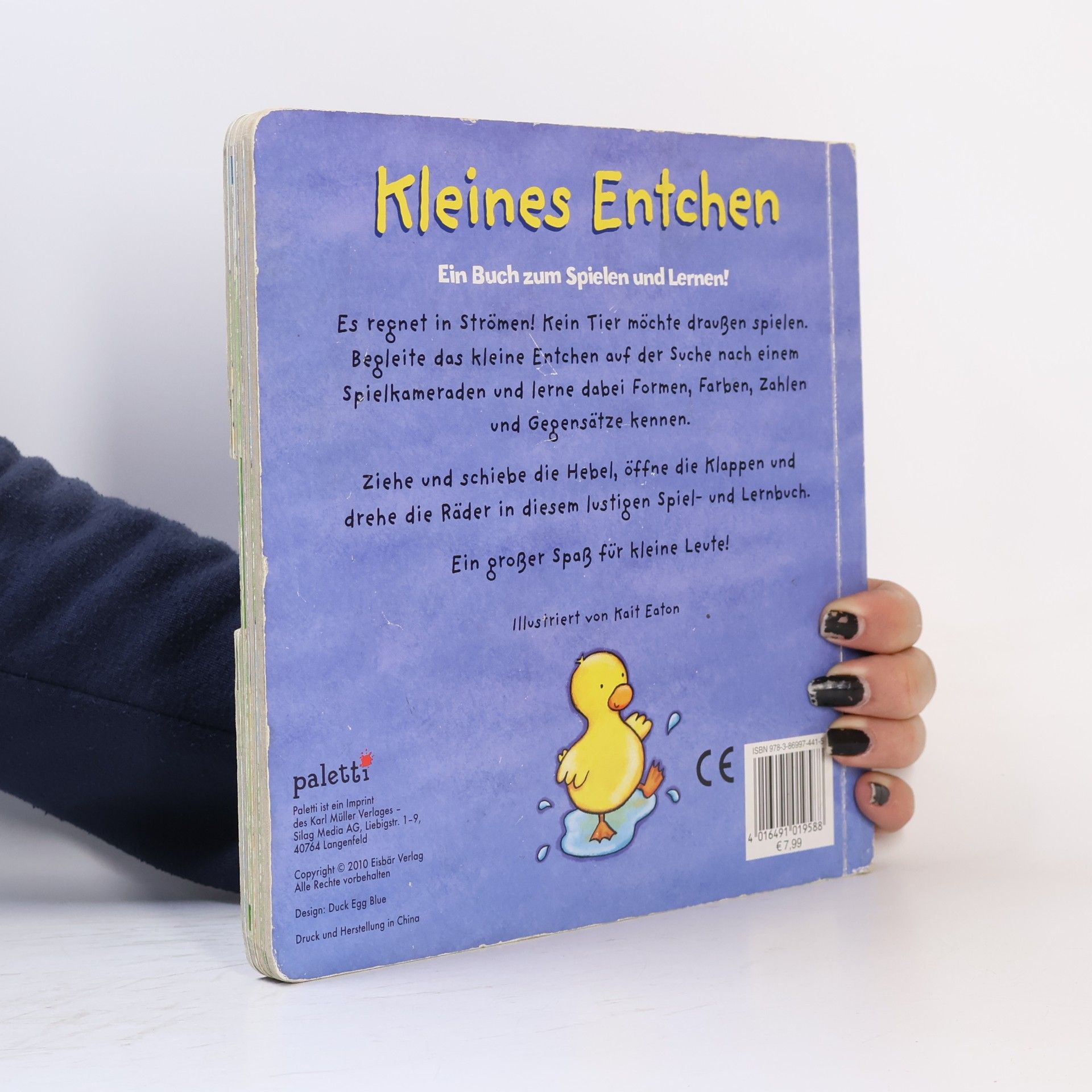 Paletti Zieh- und Schiebebuch - Kleines Entchen